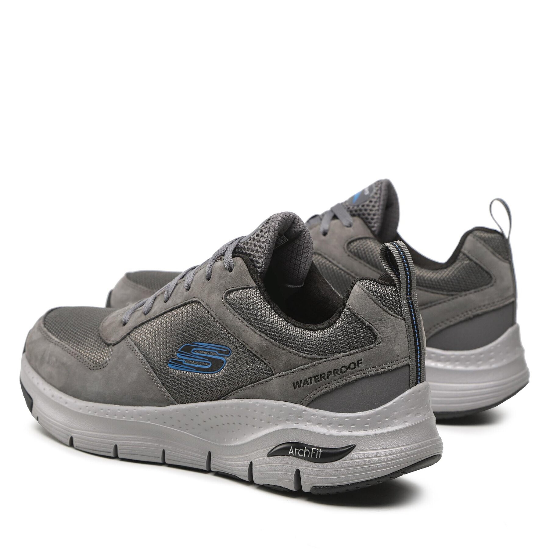 Skechers Sneakersy Render 232500/CHAR Šedá - Pepit.cz