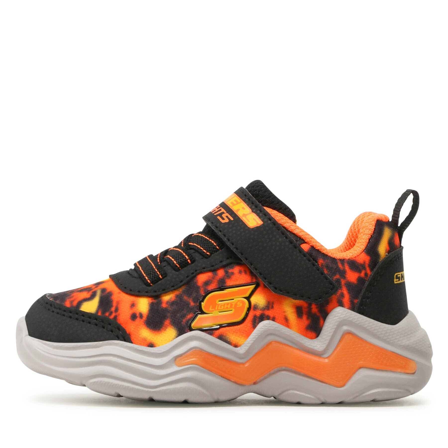 Skechers Sneakersy Rolden 400124N/BKOR Oranžová - Pepit.cz