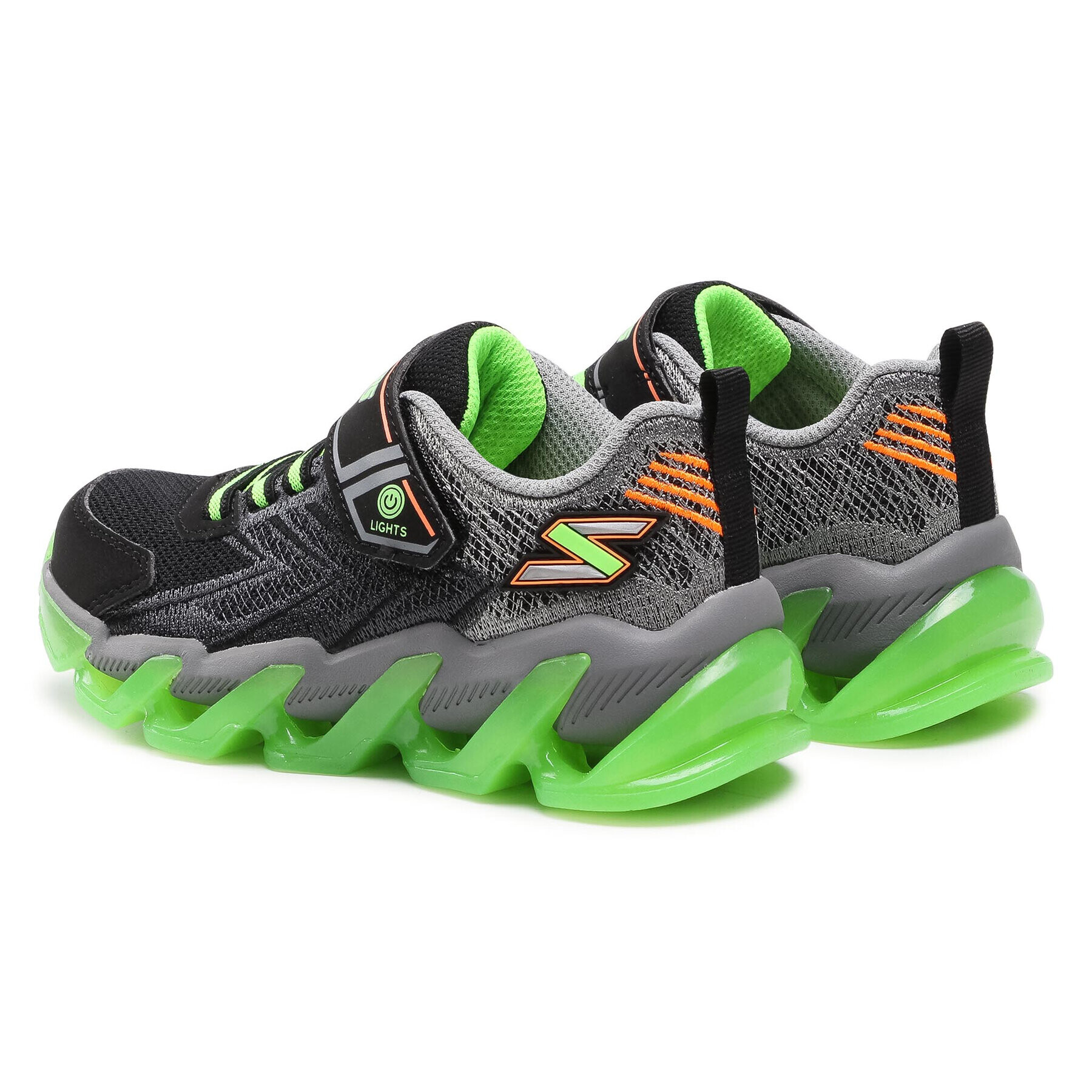 Skechers Sneakersy S Lights 400130L/BKLM Černá - Pepit.cz