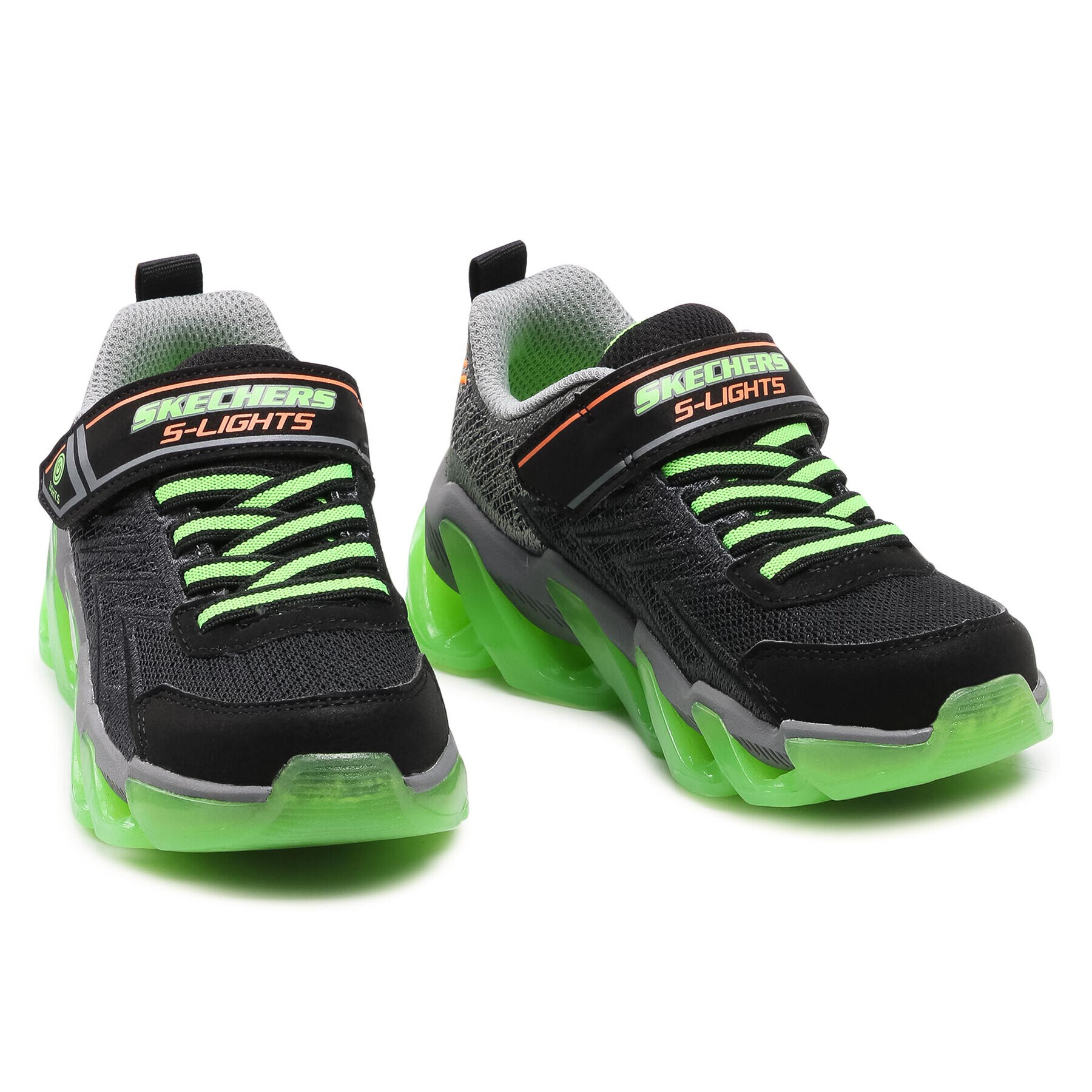 Skechers Sneakersy S Lights 400130L/BKLM Černá - Pepit.cz