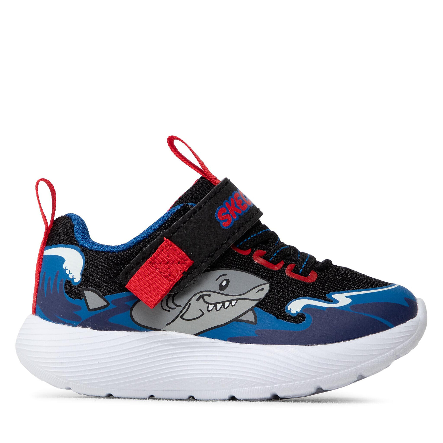 Skechers Sneakersy Shark Wave 407233N/BKBL Černá - Pepit.cz