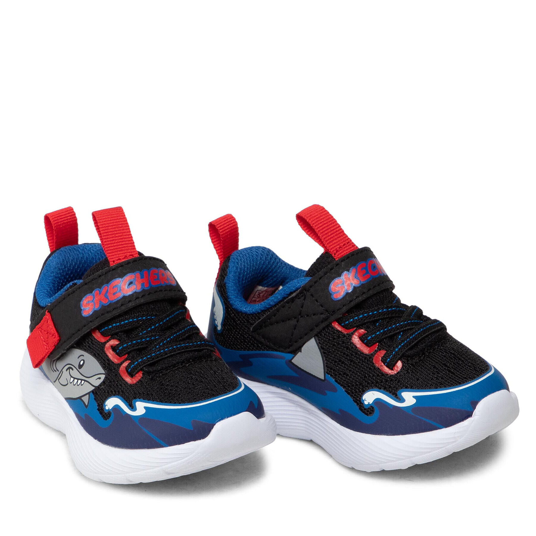 Skechers Sneakersy Shark Wave 407233N/BKBL Černá - Pepit.cz