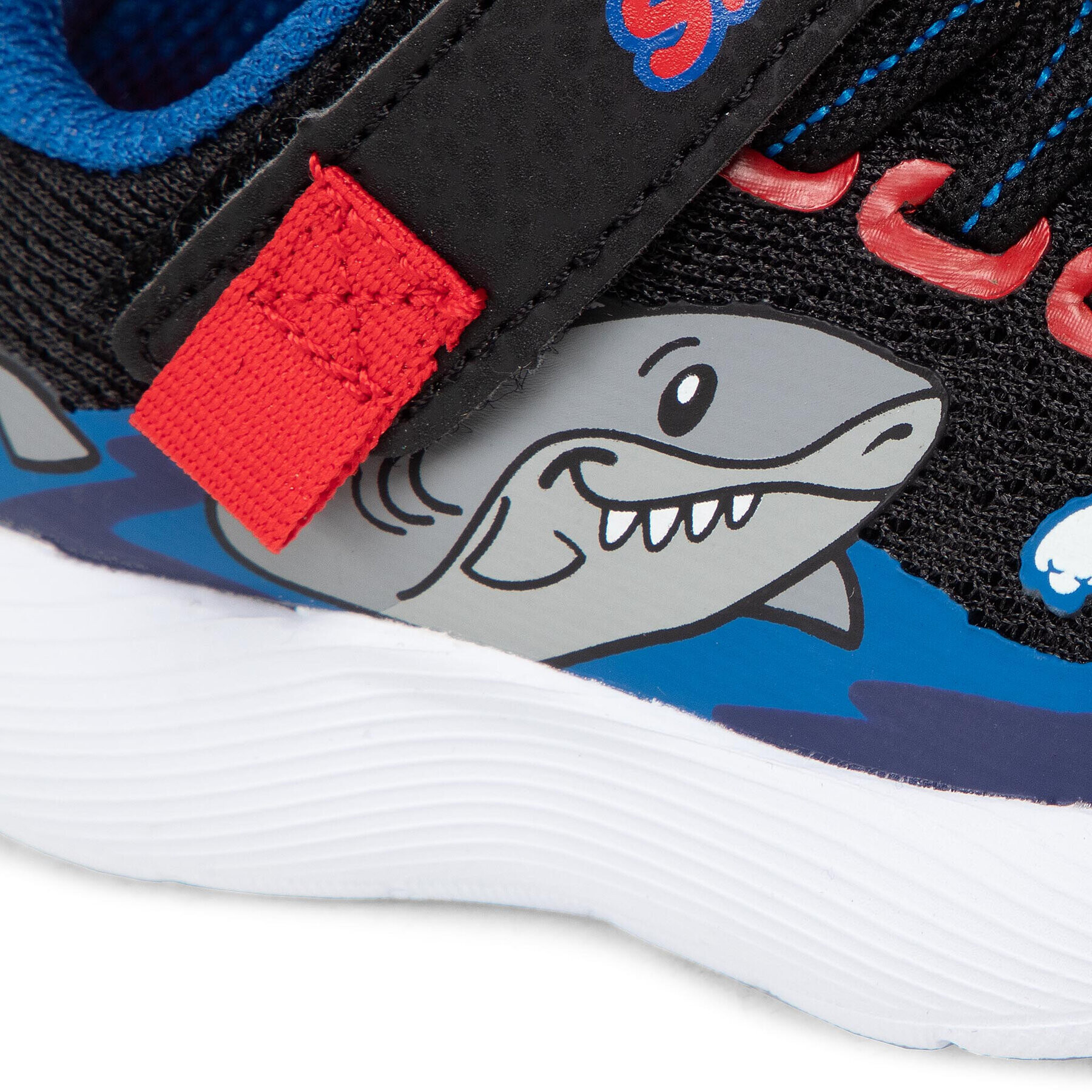 Skechers Sneakersy Shark Wave 407233N/BKBL Černá - Pepit.cz