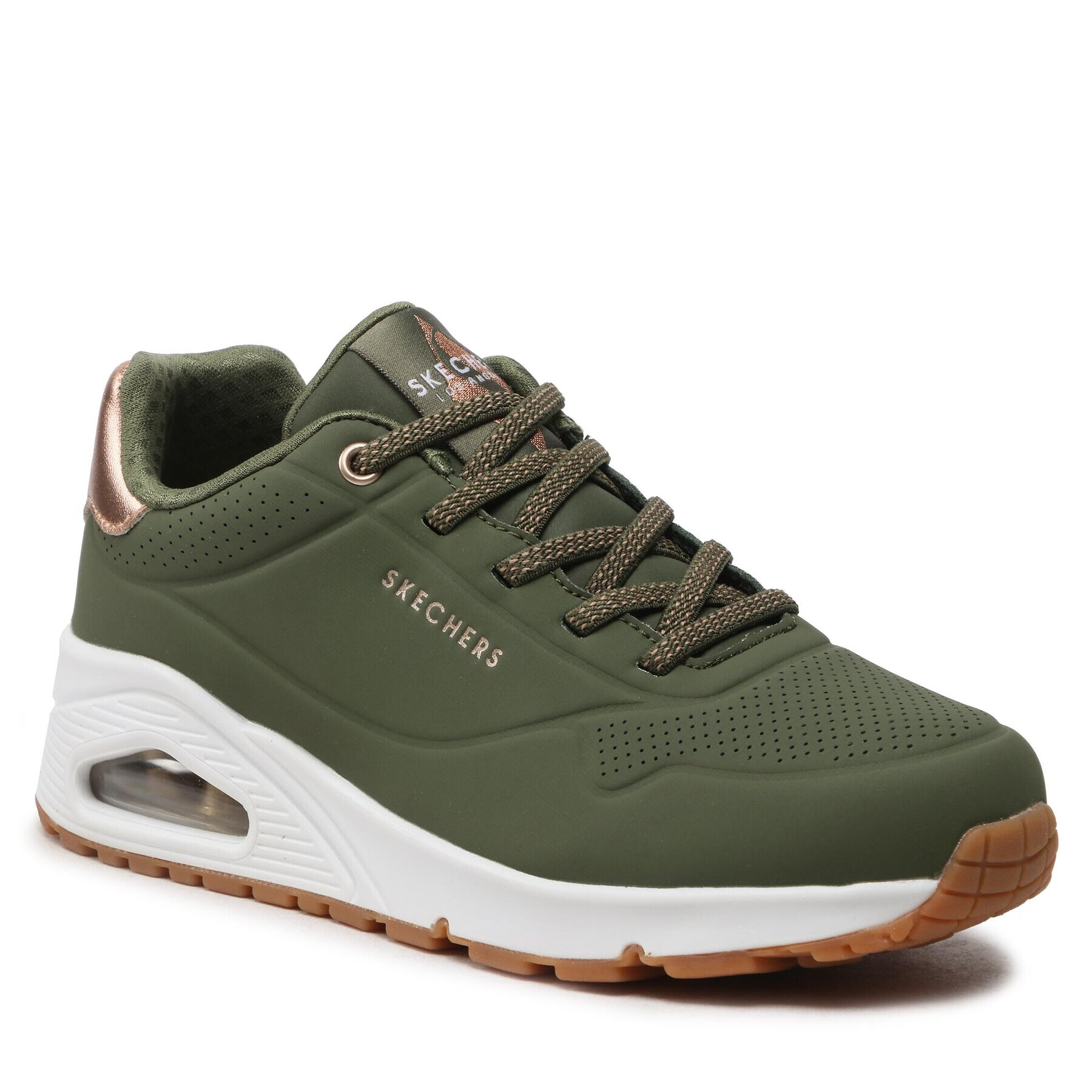 Skechers Sneakersy Shimmer Away 155196/OLV Khaki - Pepit.cz