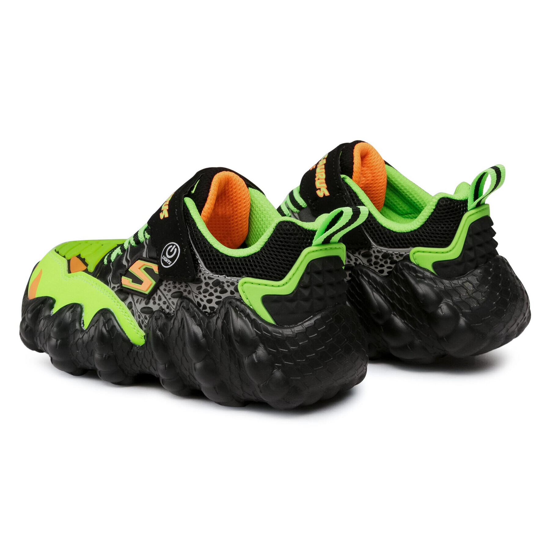 Skechers Sneakersy Skech-O-Saurus Lights 400110L/BKLM Zelená - Pepit.cz