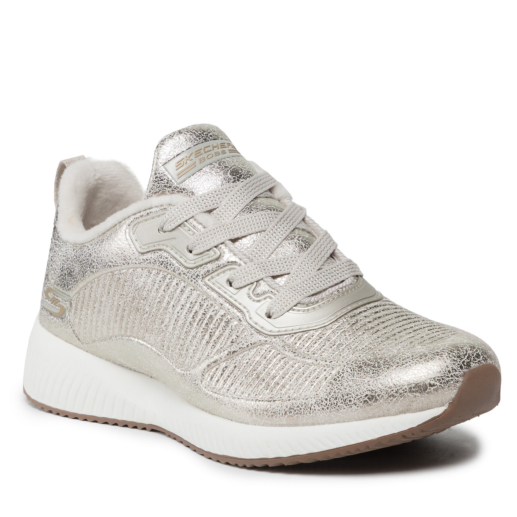 Skechers Sneakersy Sparkle Life 33155/CHMP Stříbrná - Pepit.cz