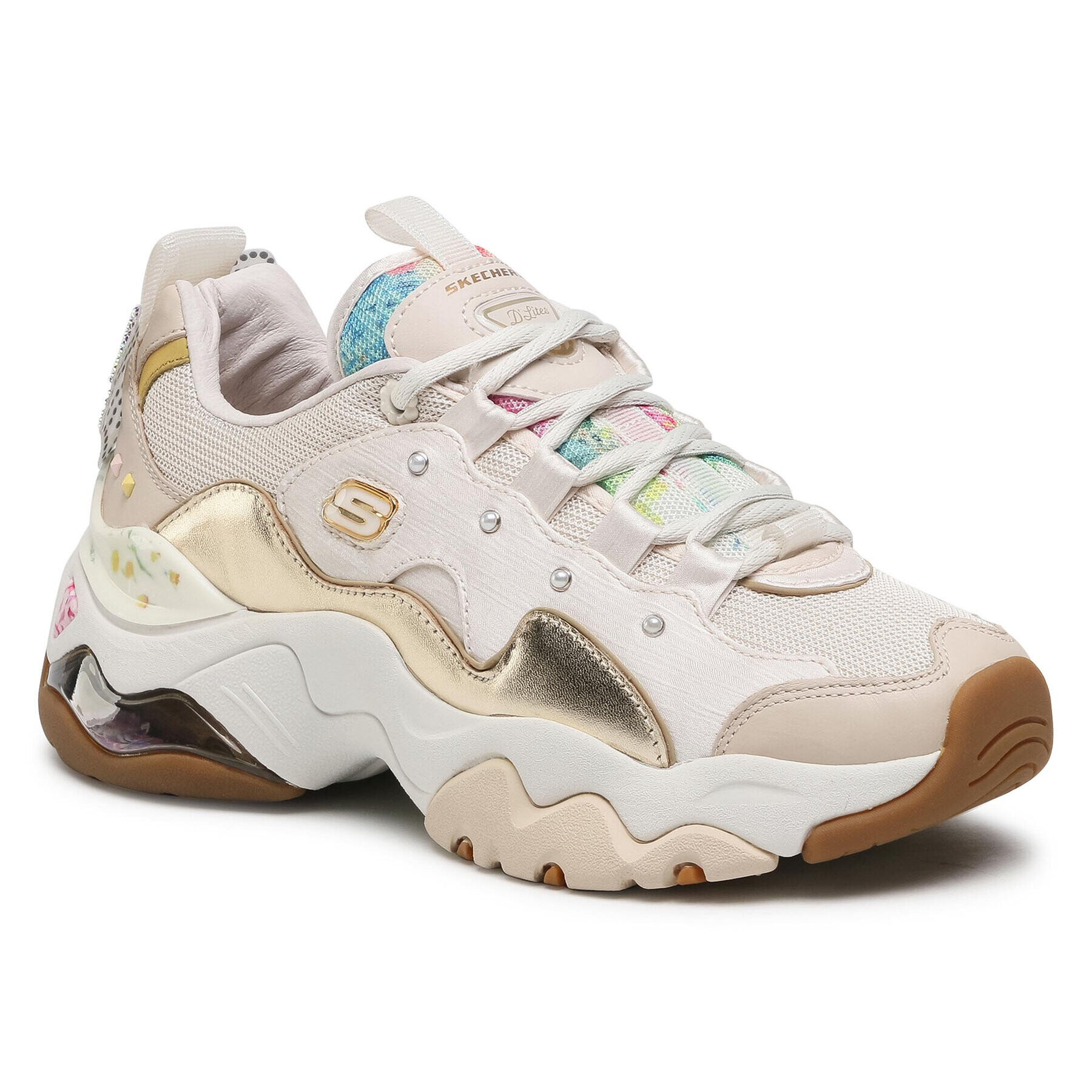 Skechers Sneakersy Sparkling Lady 149244/NTGD Béžová - Pepit.cz