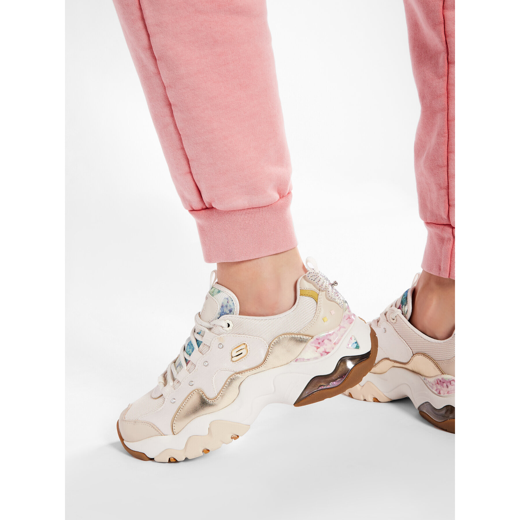 Skechers Sneakersy Sparkling Lady 149244/NTGD Béžová - Pepit.cz