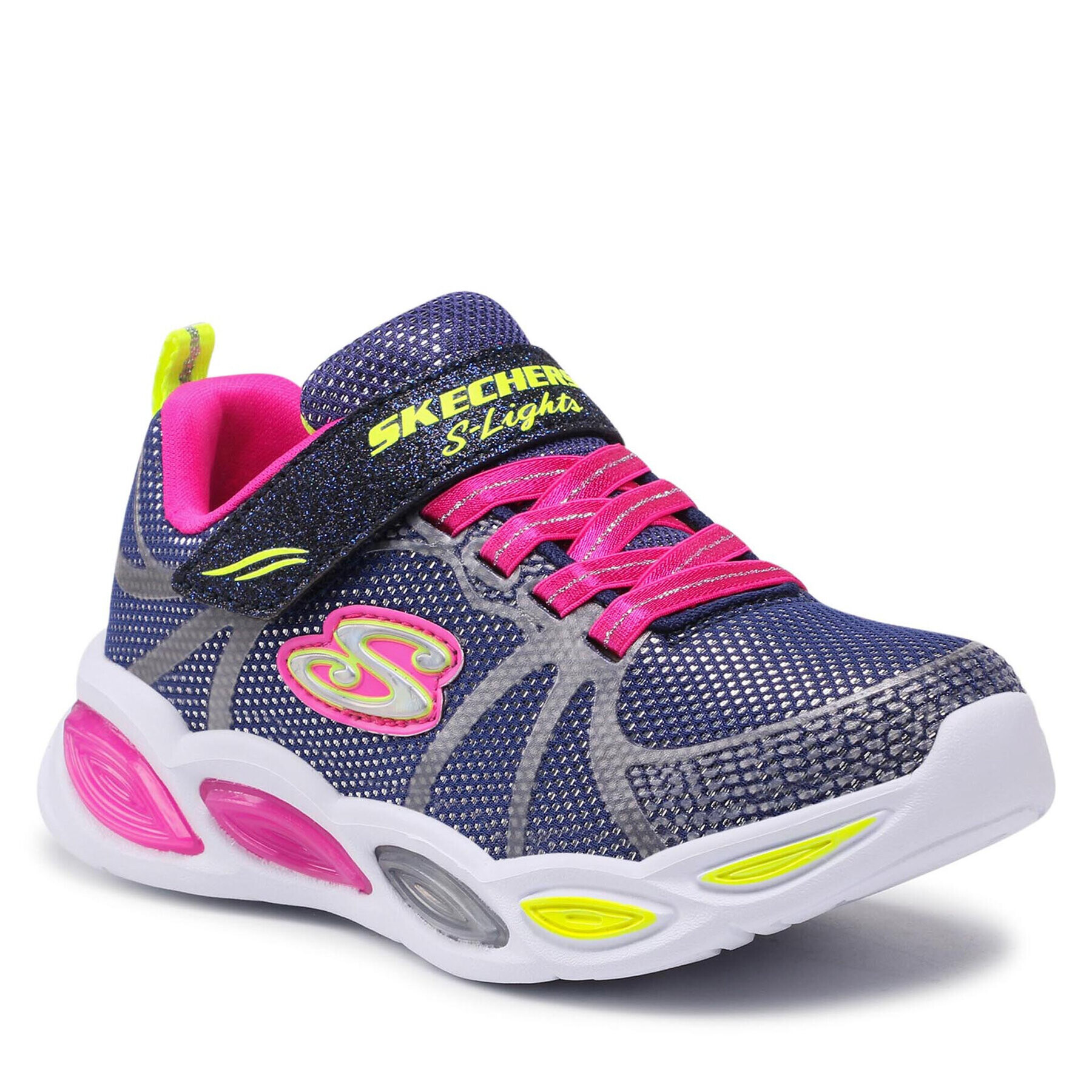 Skechers Sneakersy Sporty Glow 302042L/NVMT Tmavomodrá - Pepit.cz