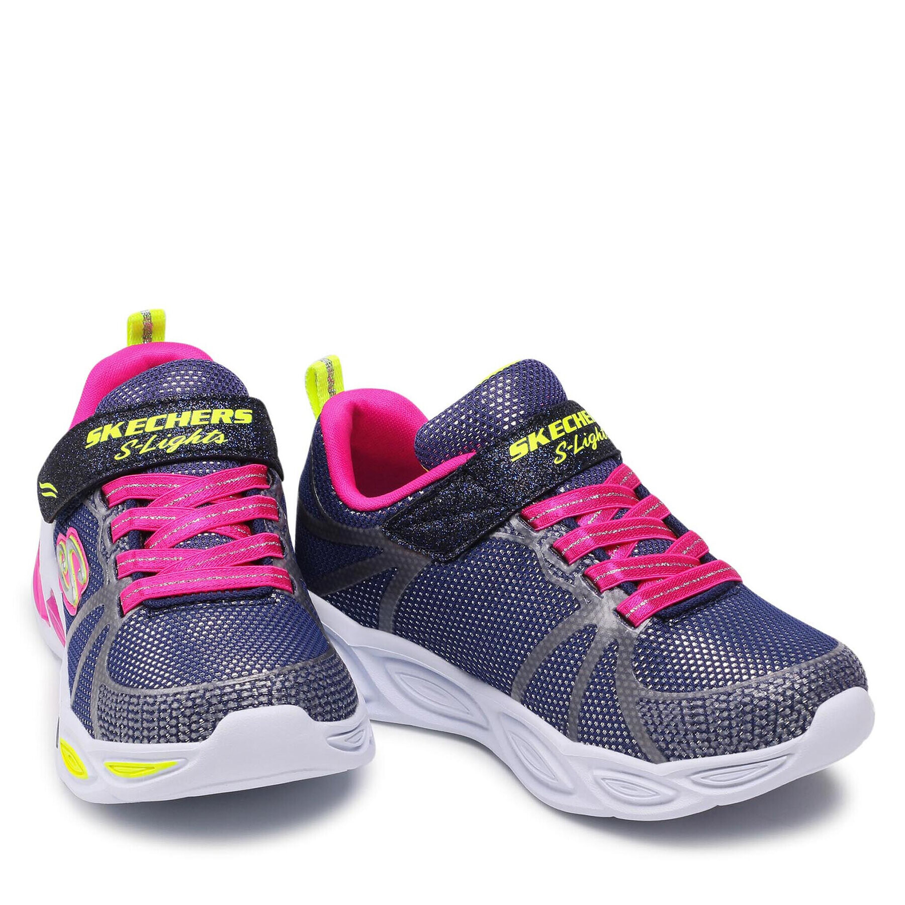 Skechers Sneakersy Sporty Glow 302042L/NVMT Tmavomodrá - Pepit.cz