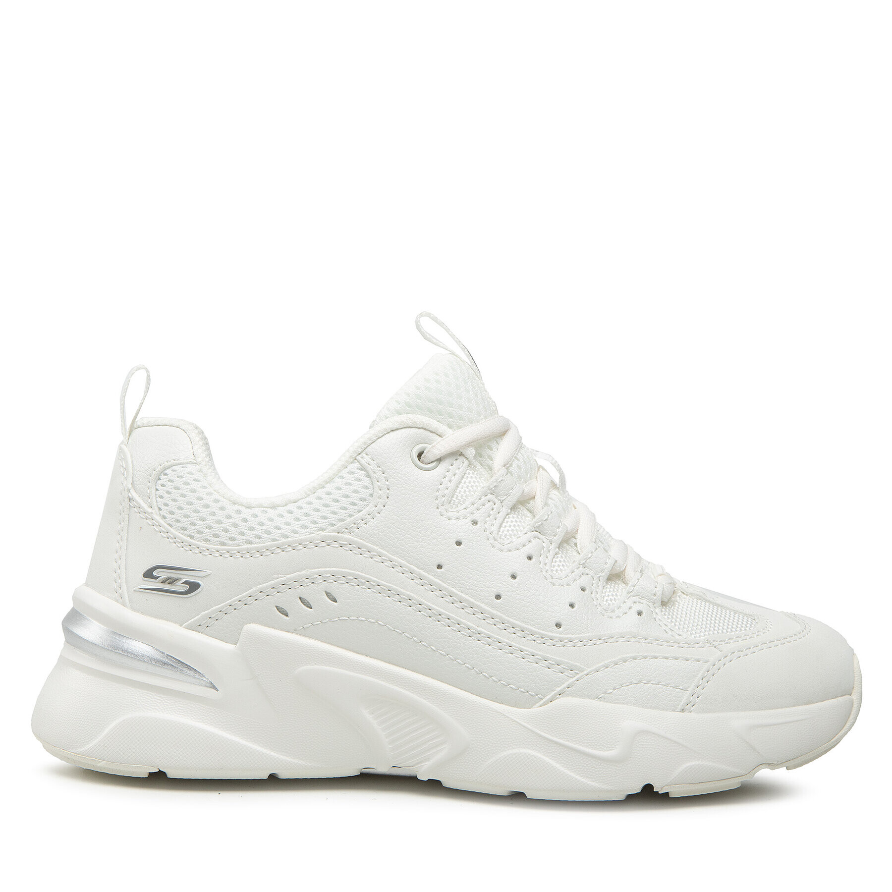 Skechers Sneakersy Star Strikez 117355/OFWT Bílá - Pepit.cz