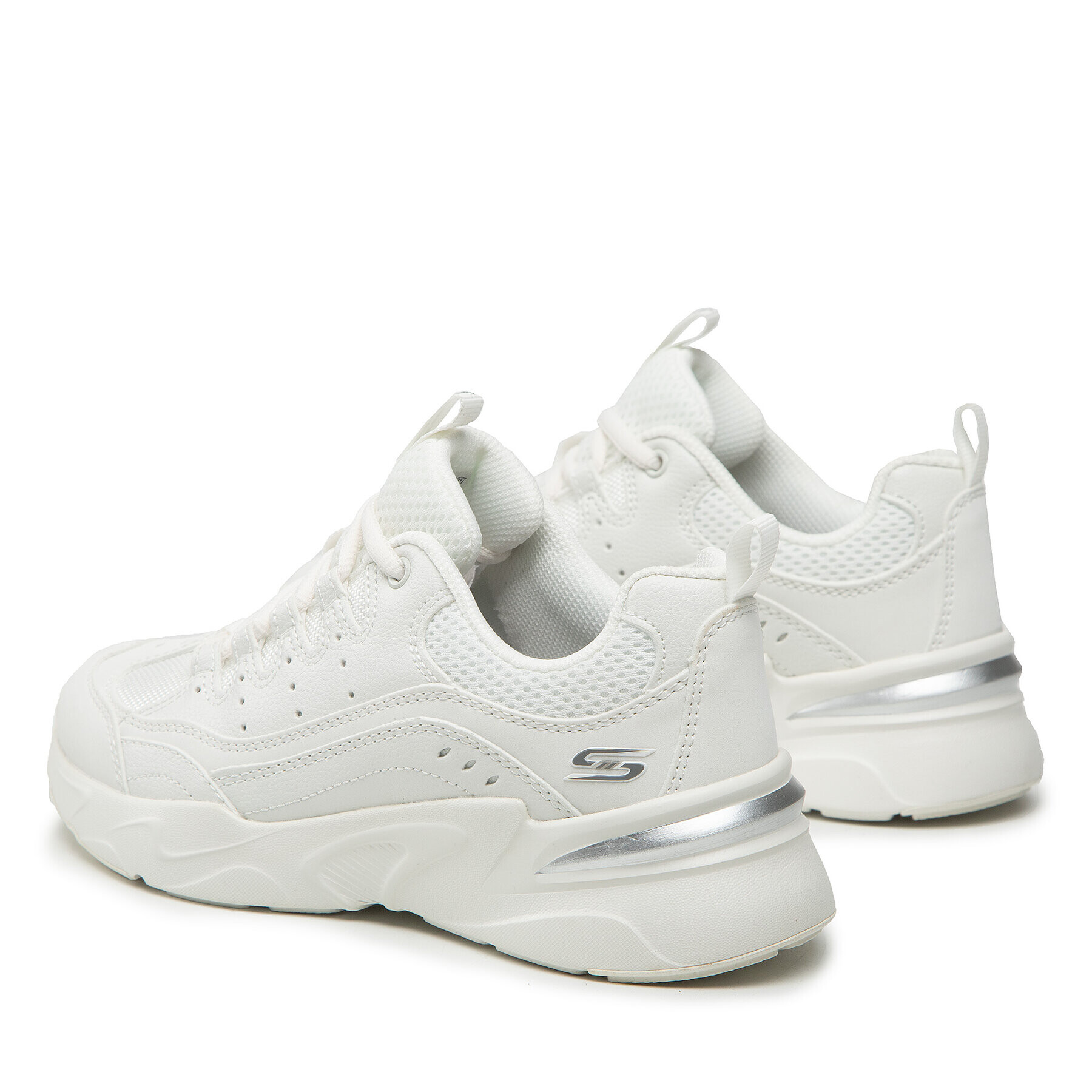 Skechers Sneakersy Star Strikez 117355/OFWT Bílá - Pepit.cz