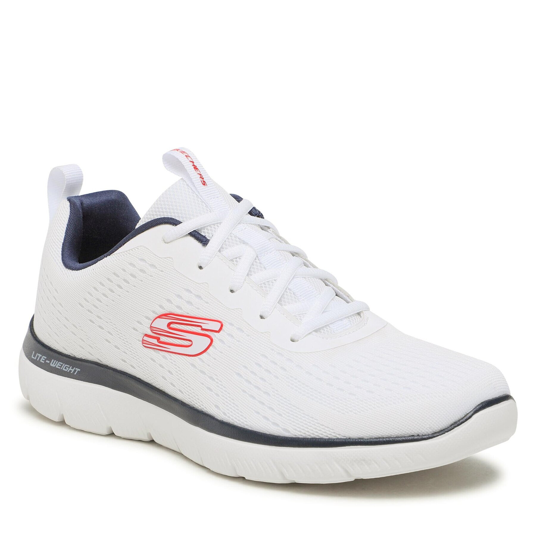 Skechers Sneakersy Summits Torre 232395/WNV Bílá - Pepit.cz