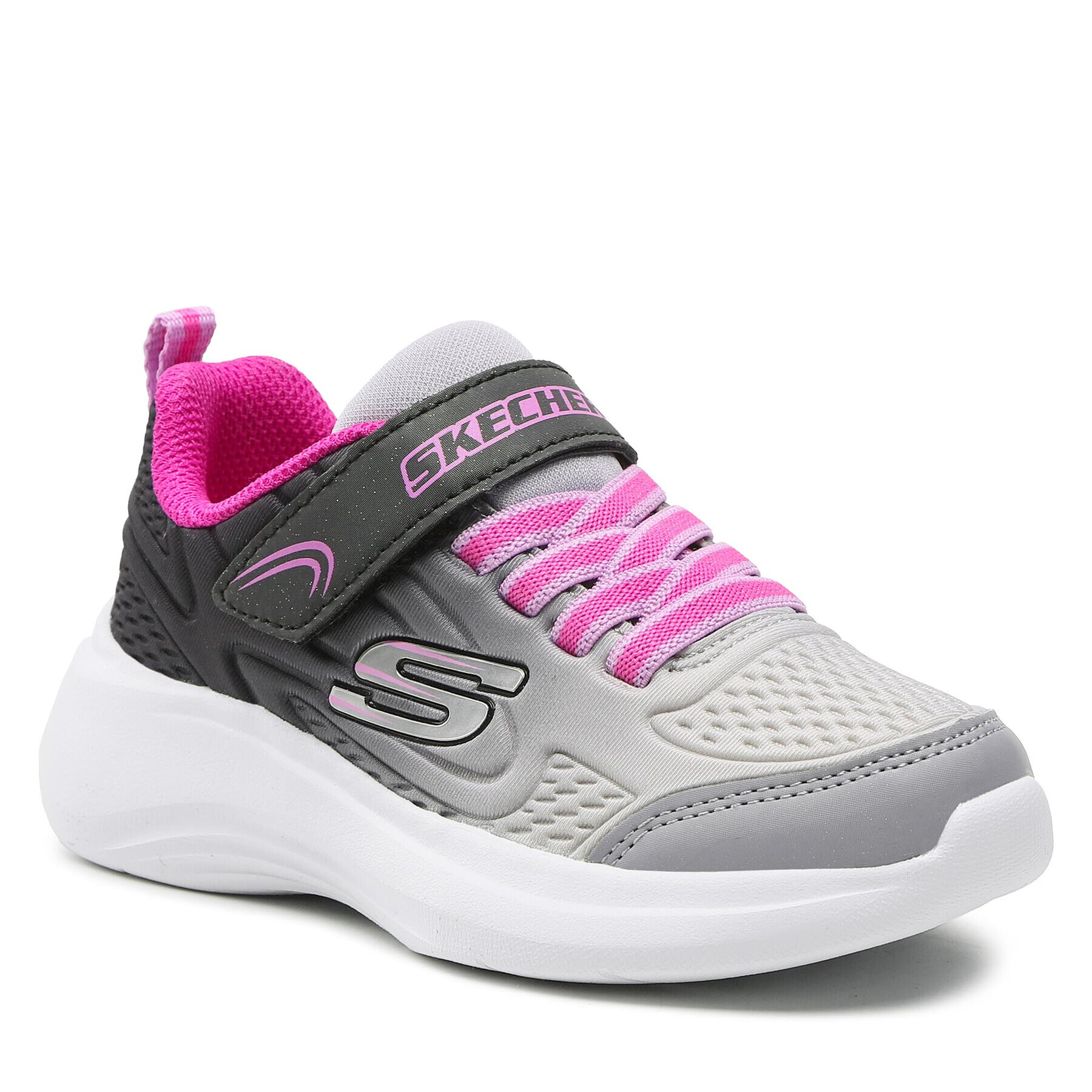 Skechers Sneakersy Sweet Swirl 302474L/BKMT Šedá - Pepit.cz