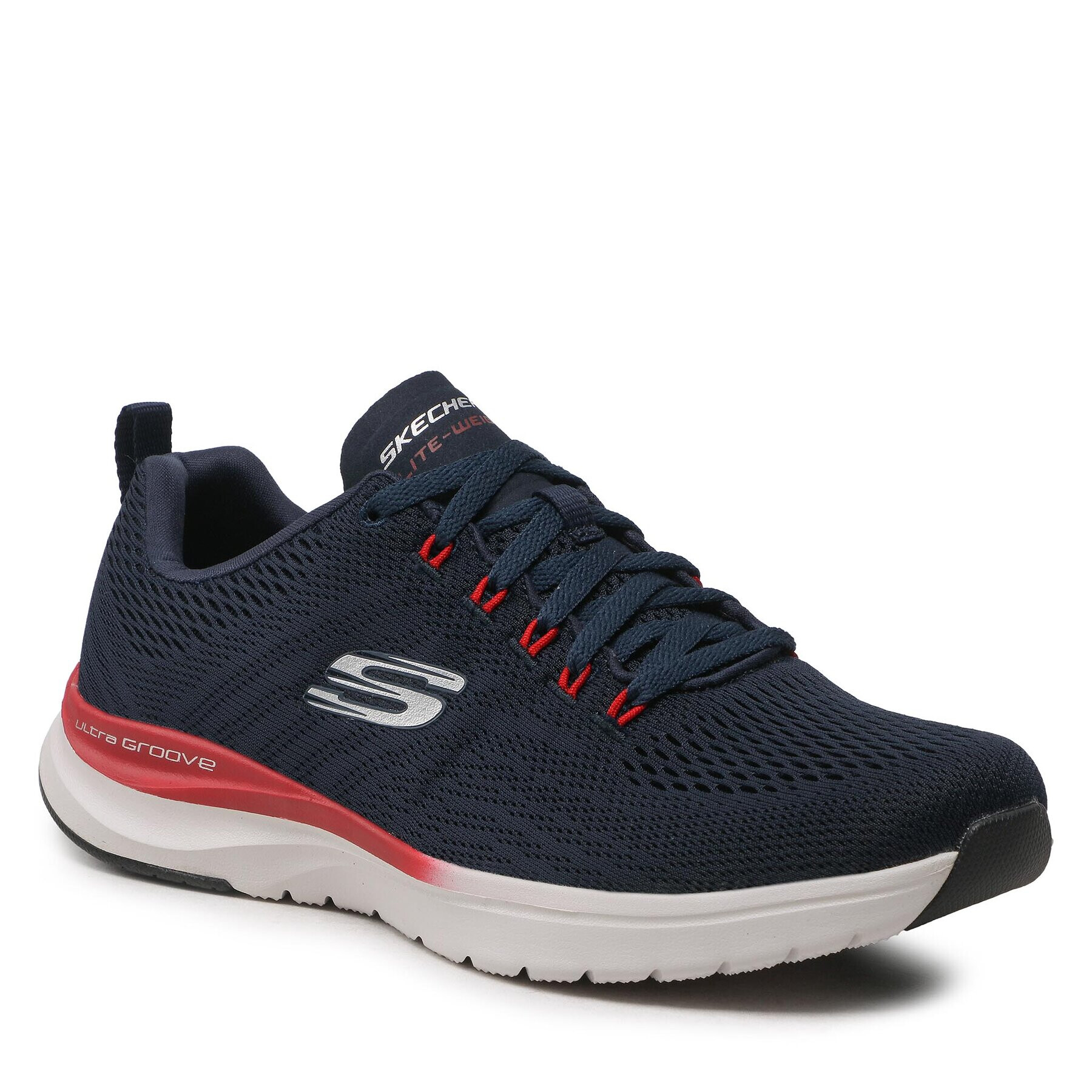 Skechers Sneakersy Templar 232032/NVRD Tmavomodrá - Pepit.cz