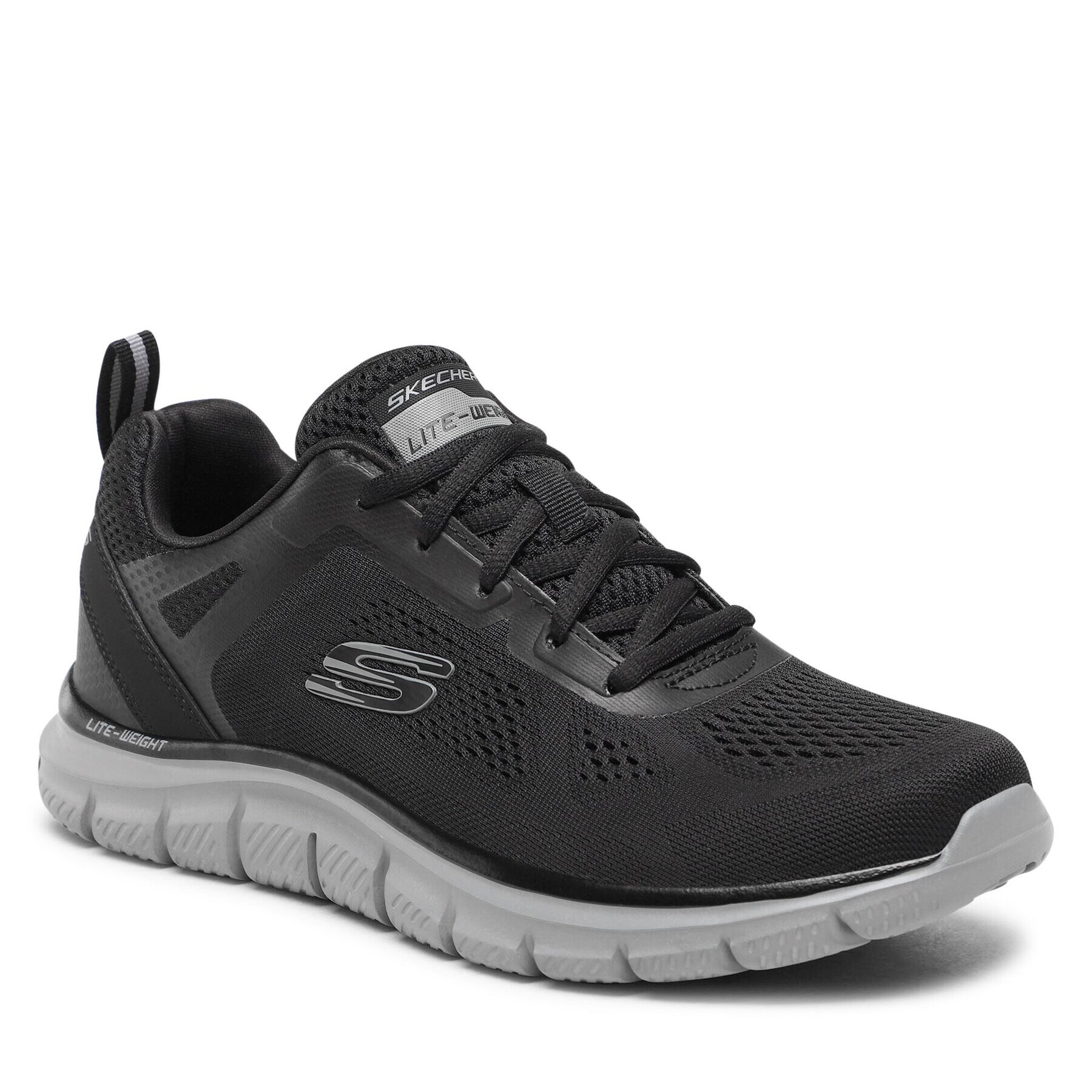 Skechers Sneakersy Track Broader 232698/BKCC Černá - Pepit.cz