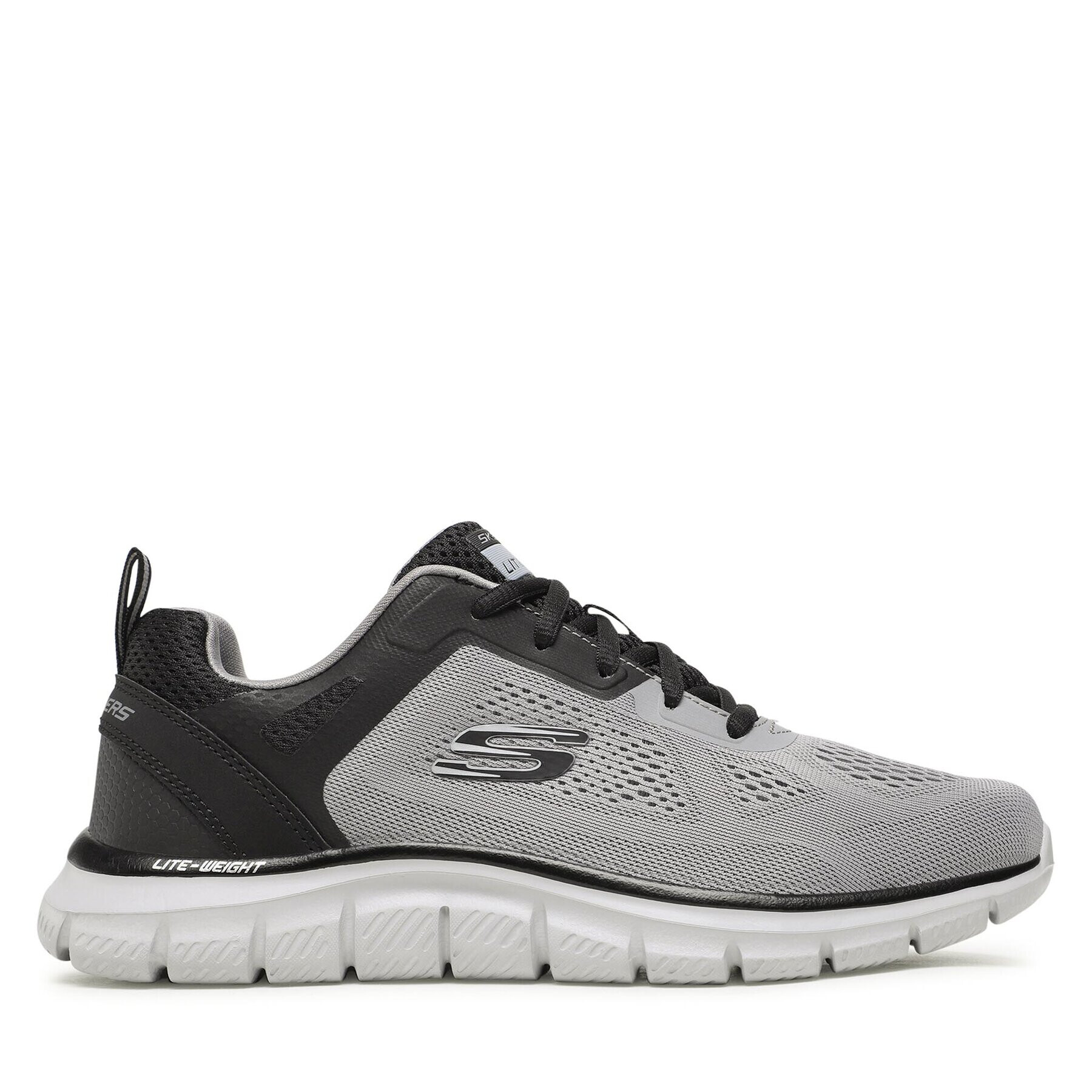 Skechers Sneakersy Track Broader 232698/GYBK Šedá - Pepit.cz