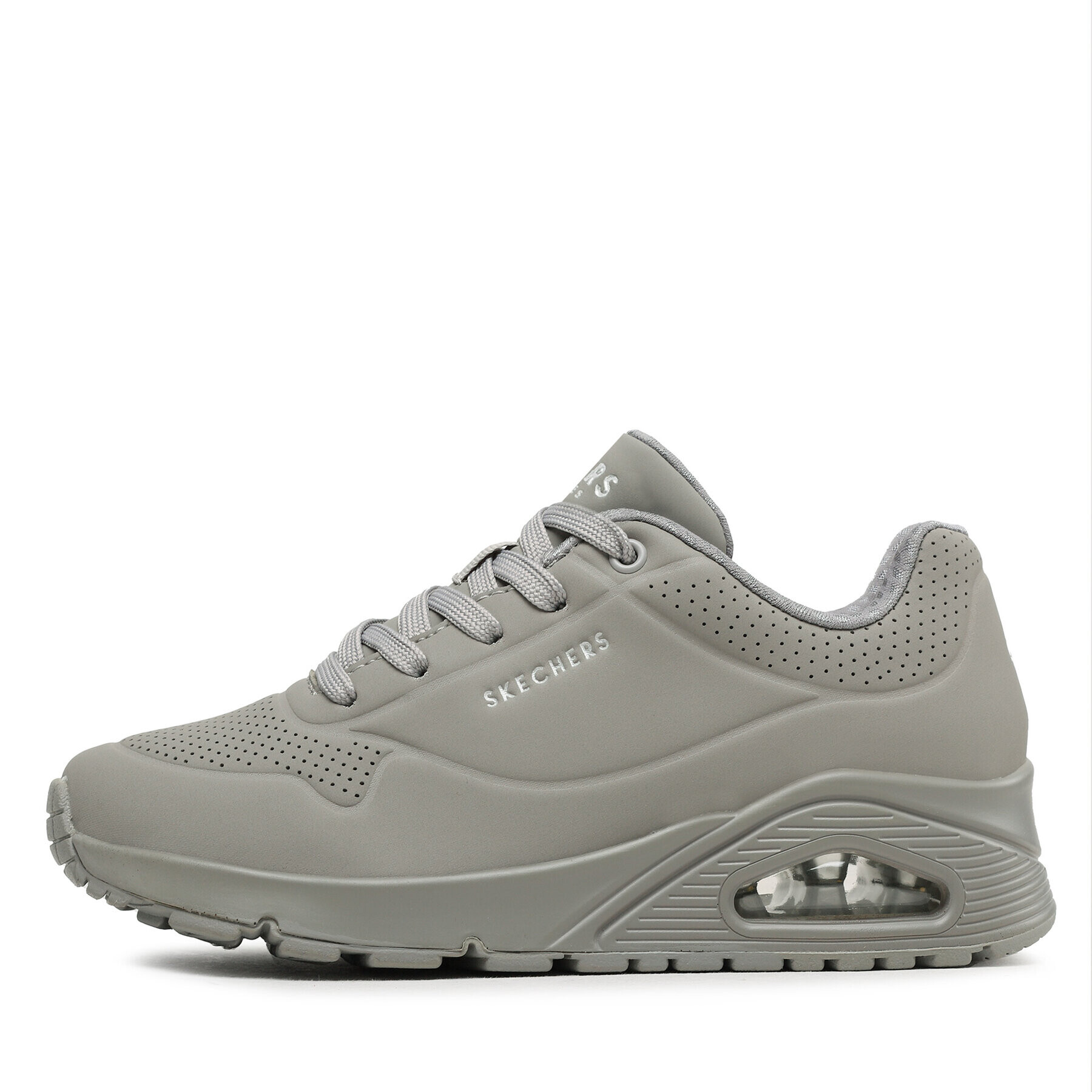 Skechers Sneakersy Uno Stand On Air 73690/GRY Šedá - Pepit.cz