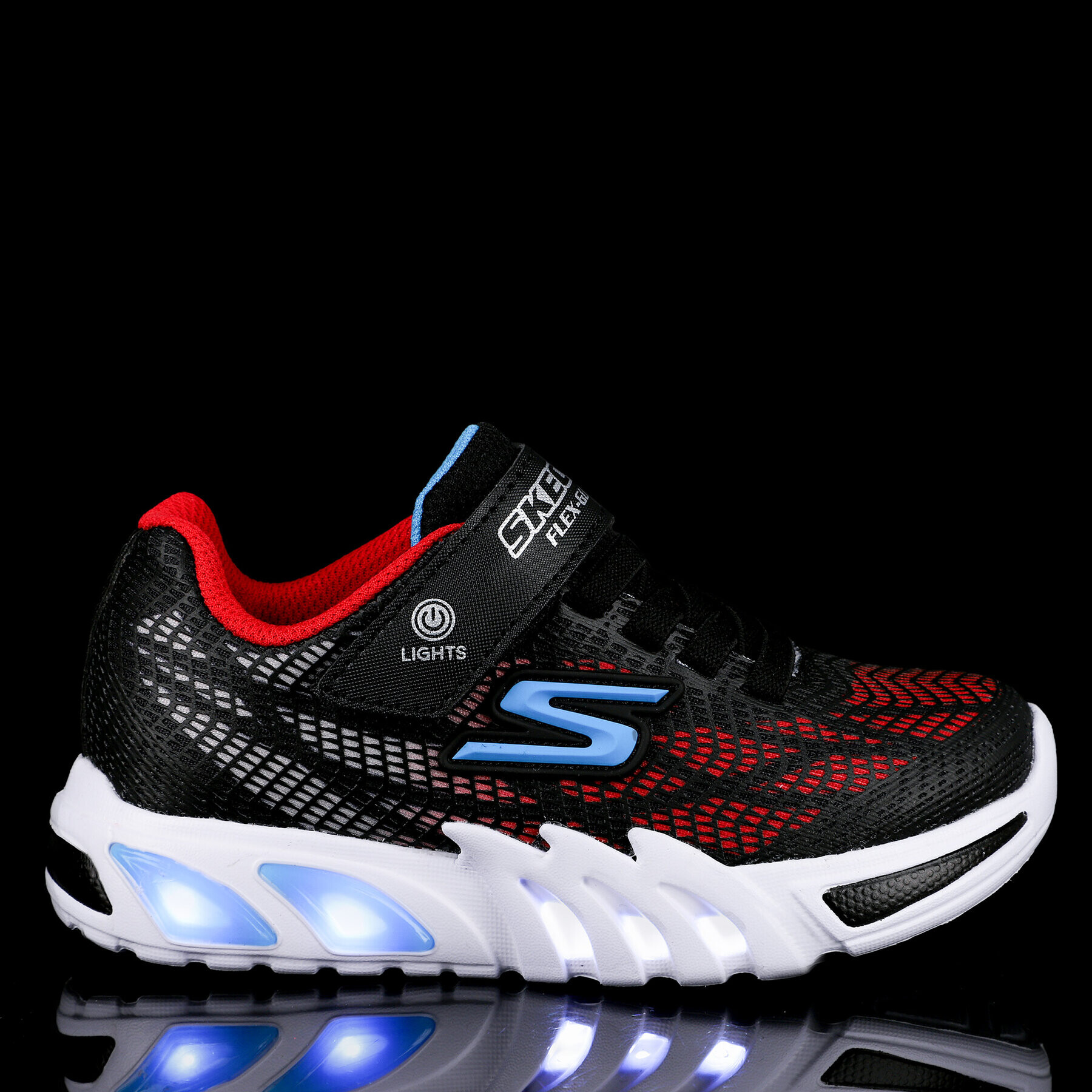 Skechers Sneakersy Vorlo 400137L/BKRB Černá - Pepit.cz