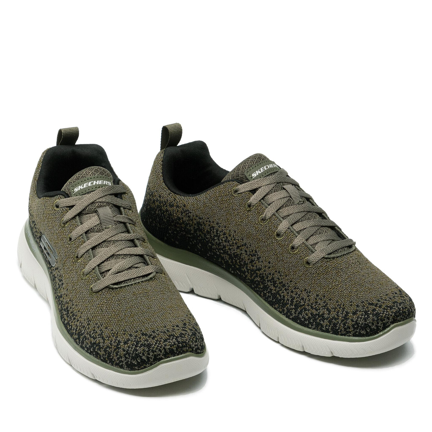 Skechers Sneakersy Warrick 232295/OLV Zelená - Pepit.cz