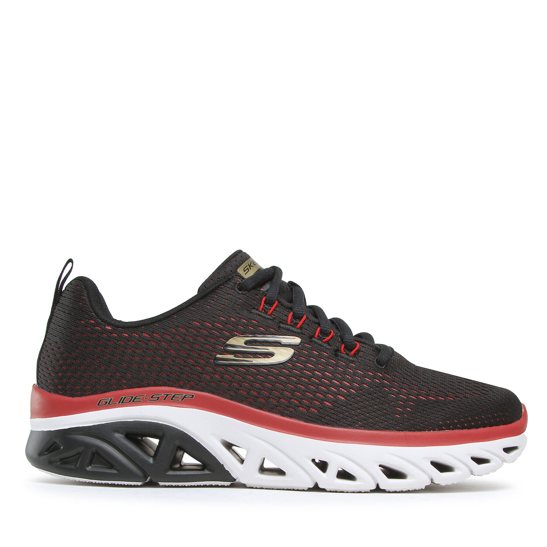 Skechers Sneakersy Wave Heat 232270/BKRD Černá - Pepit.cz