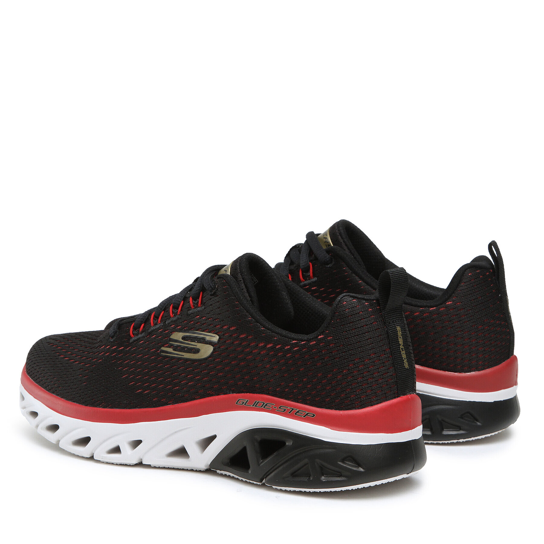 Skechers Sneakersy Wave Heat 232270/BKRD Černá - Pepit.cz