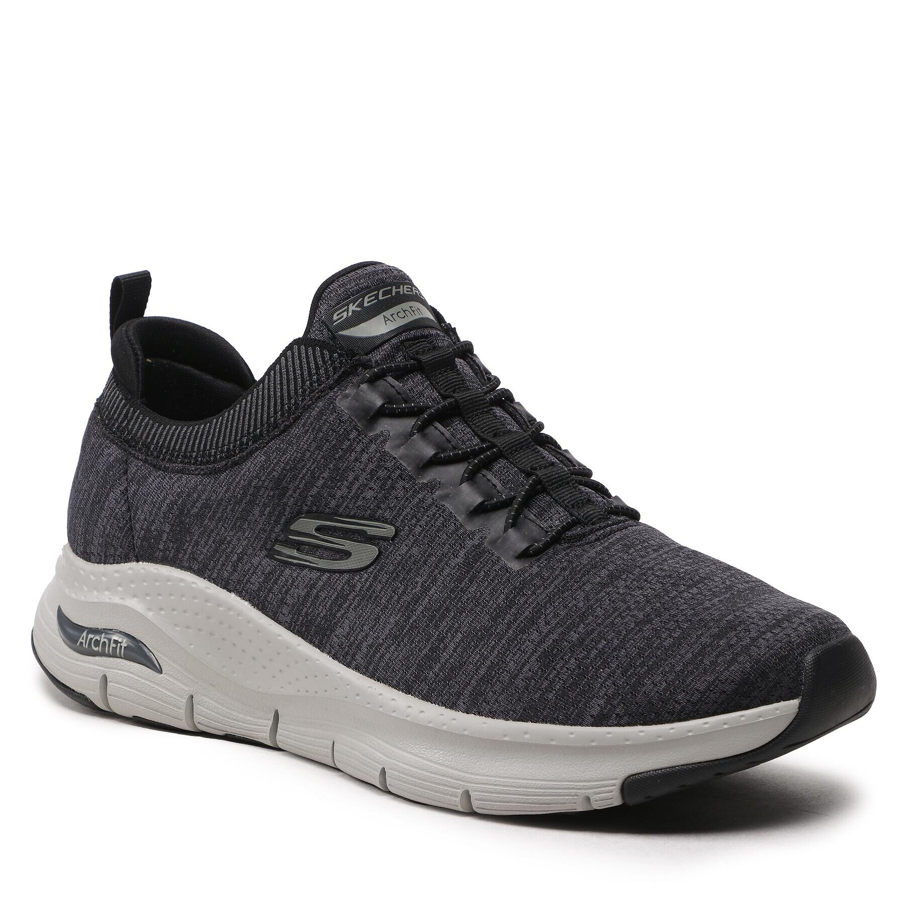 Skechers Sneakersy Waveport 232301/BKGY Šedá - Pepit.cz