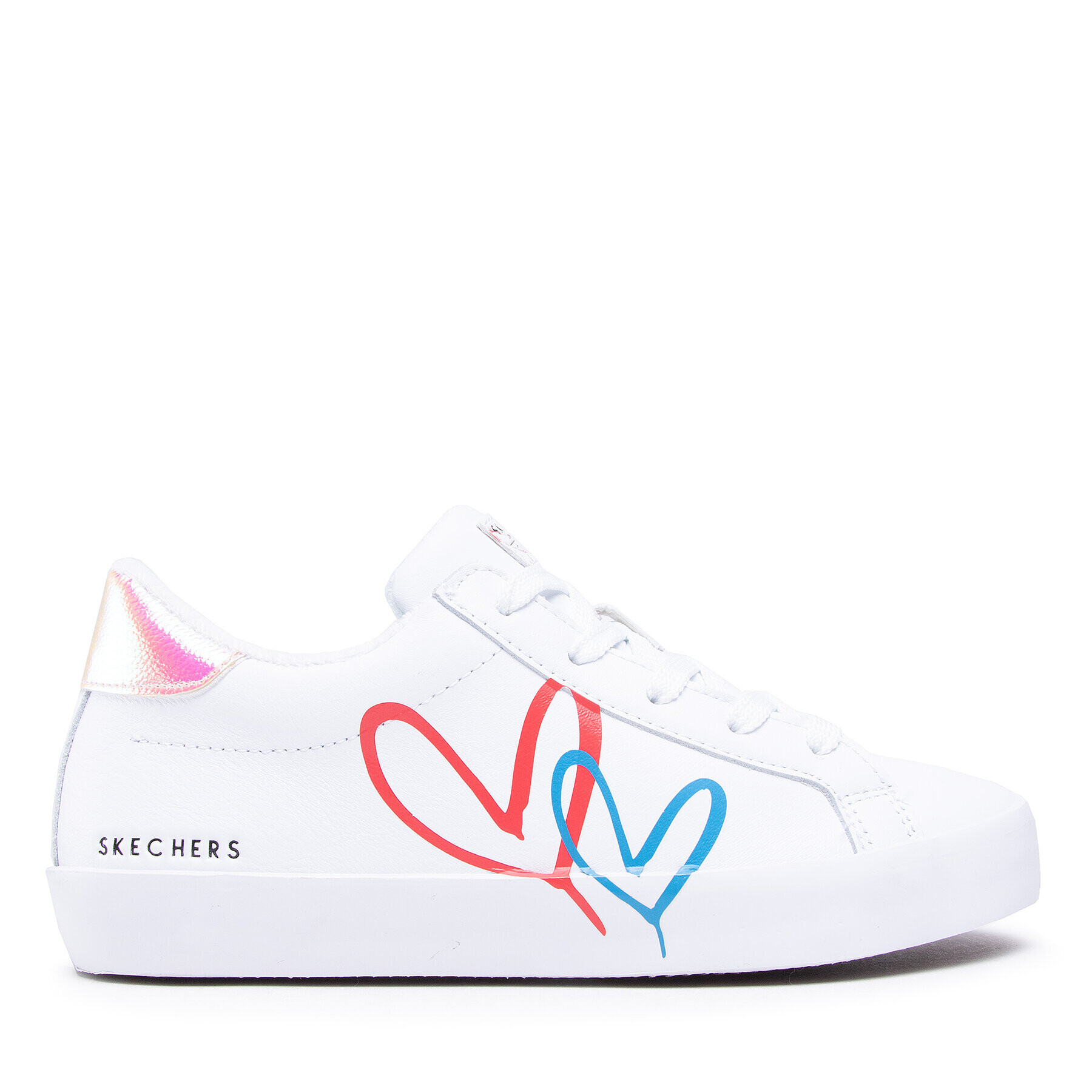 Skechers Sneakersy Whole Heart 155513/WHT Bílá - Pepit.cz