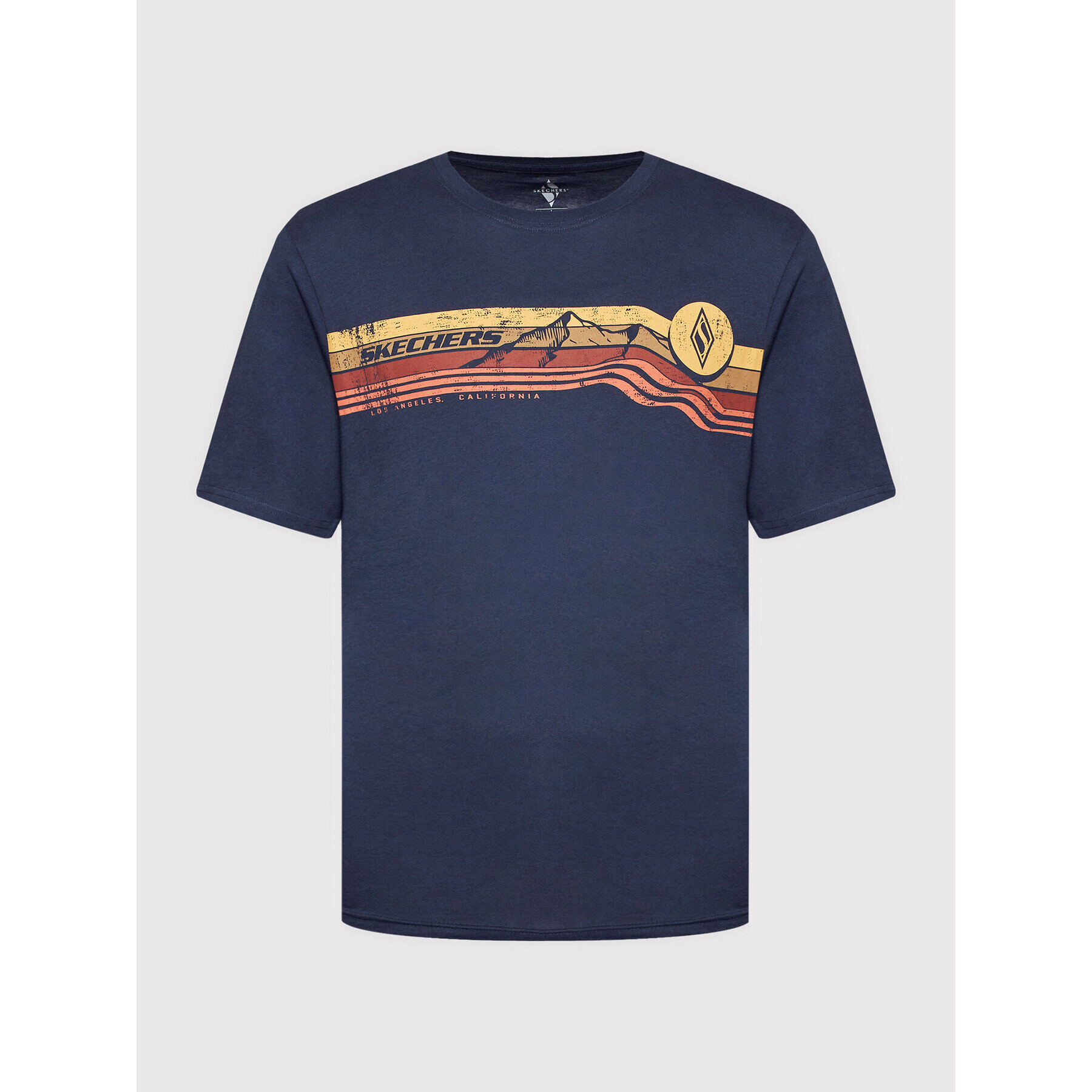 Skechers T-Shirt Big Adventure MTS334 Tmavomodrá Regular Fit - Pepit.cz