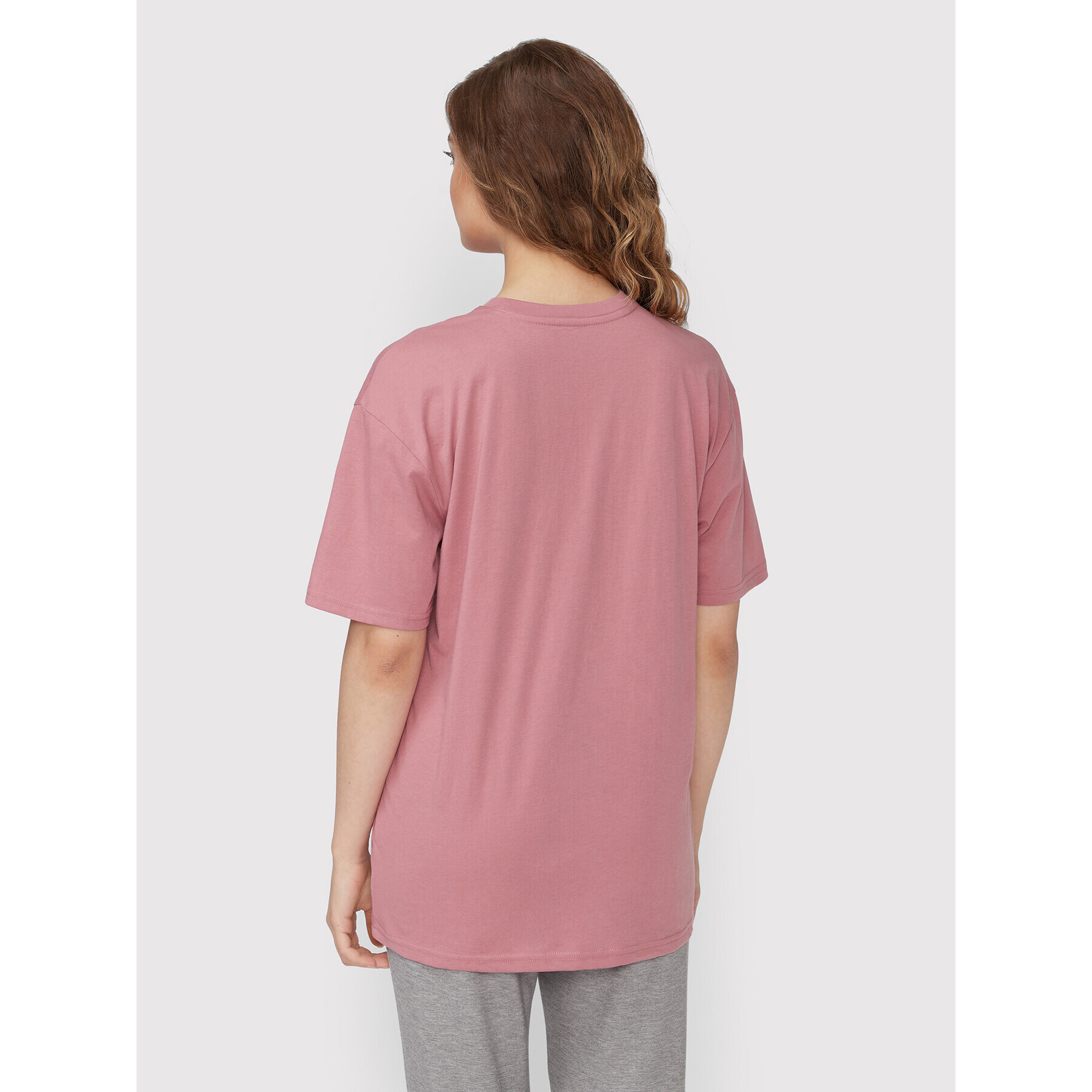 Skechers T-Shirt Diamond Magnolia Outline Everybody WTS354 Růžová Relaxed Fit - Pepit.cz