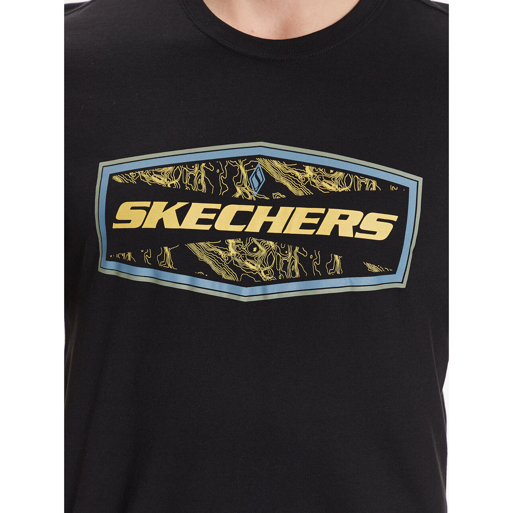 Skechers T-Shirt Latitude MTS368 Černá Regular Fit - Pepit.cz