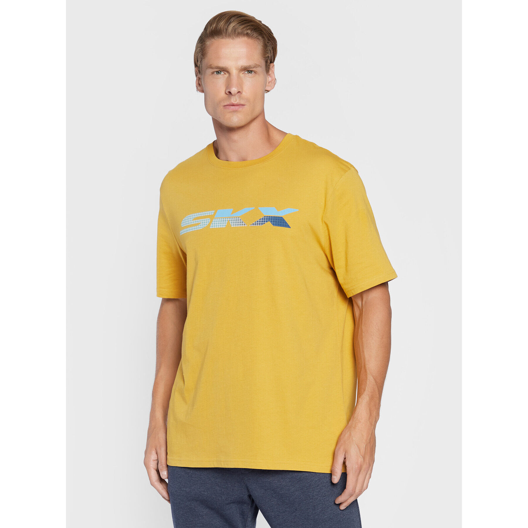 Skechers T-Shirt Phantom MTS340 Žlutá Regular Fit - Pepit.cz