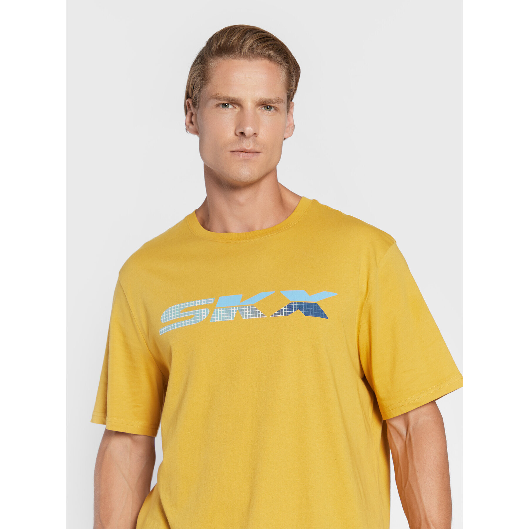 Skechers T-Shirt Phantom MTS340 Žlutá Regular Fit - Pepit.cz