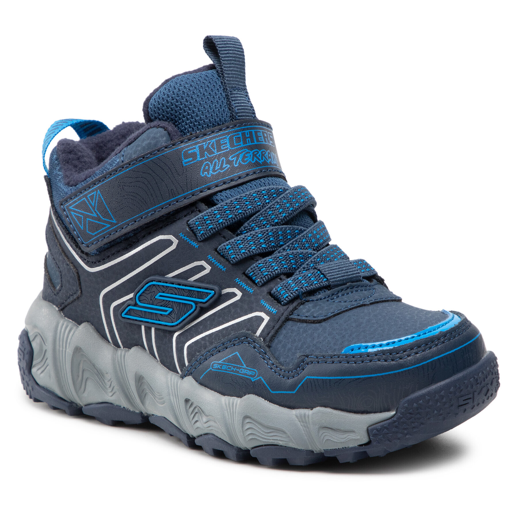 Skechers Trekingová obuv Combex 406422L/NVBL Tmavomodrá - Pepit.cz