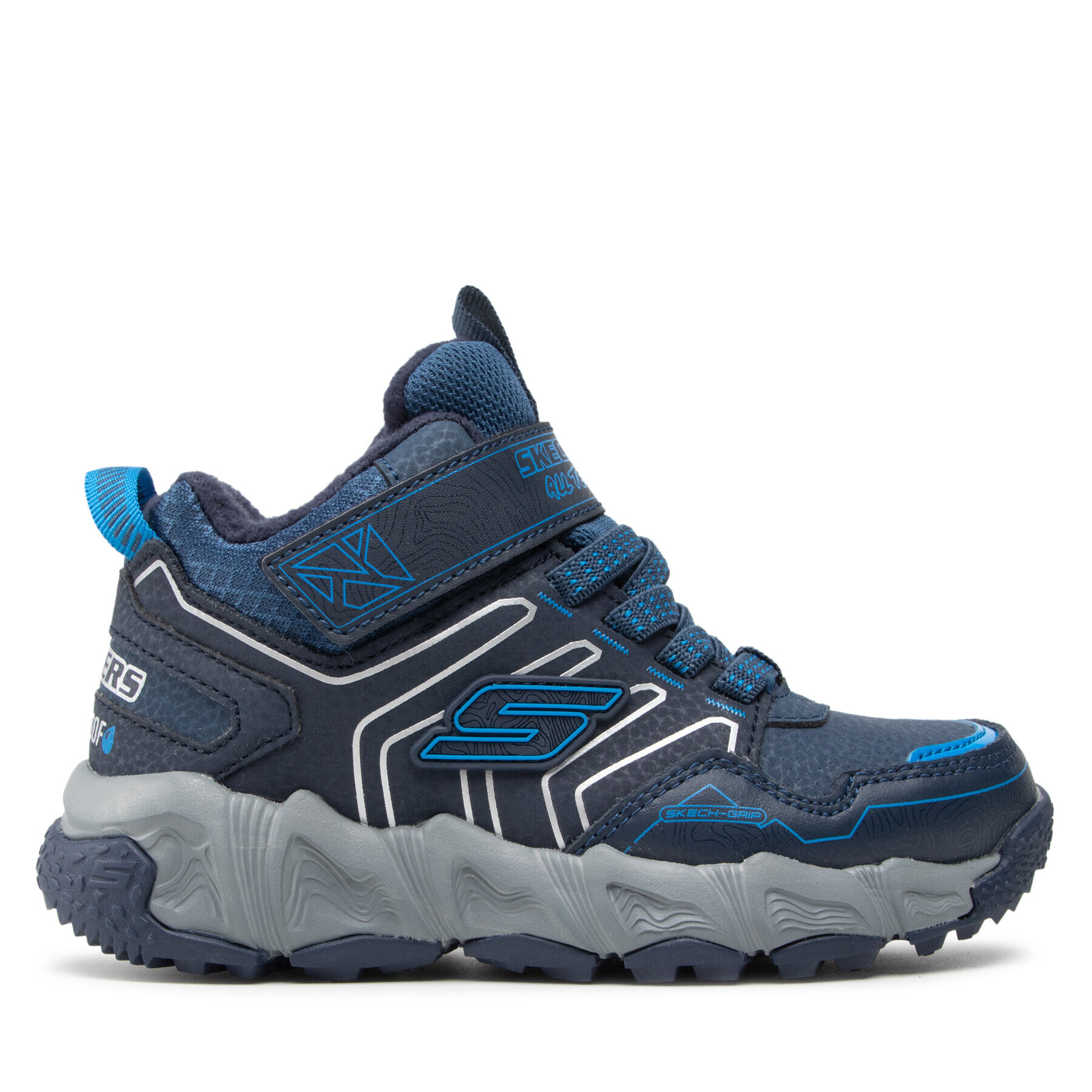 Skechers Trekingová obuv Combex 406422L/NVBL Tmavomodrá - Pepit.cz