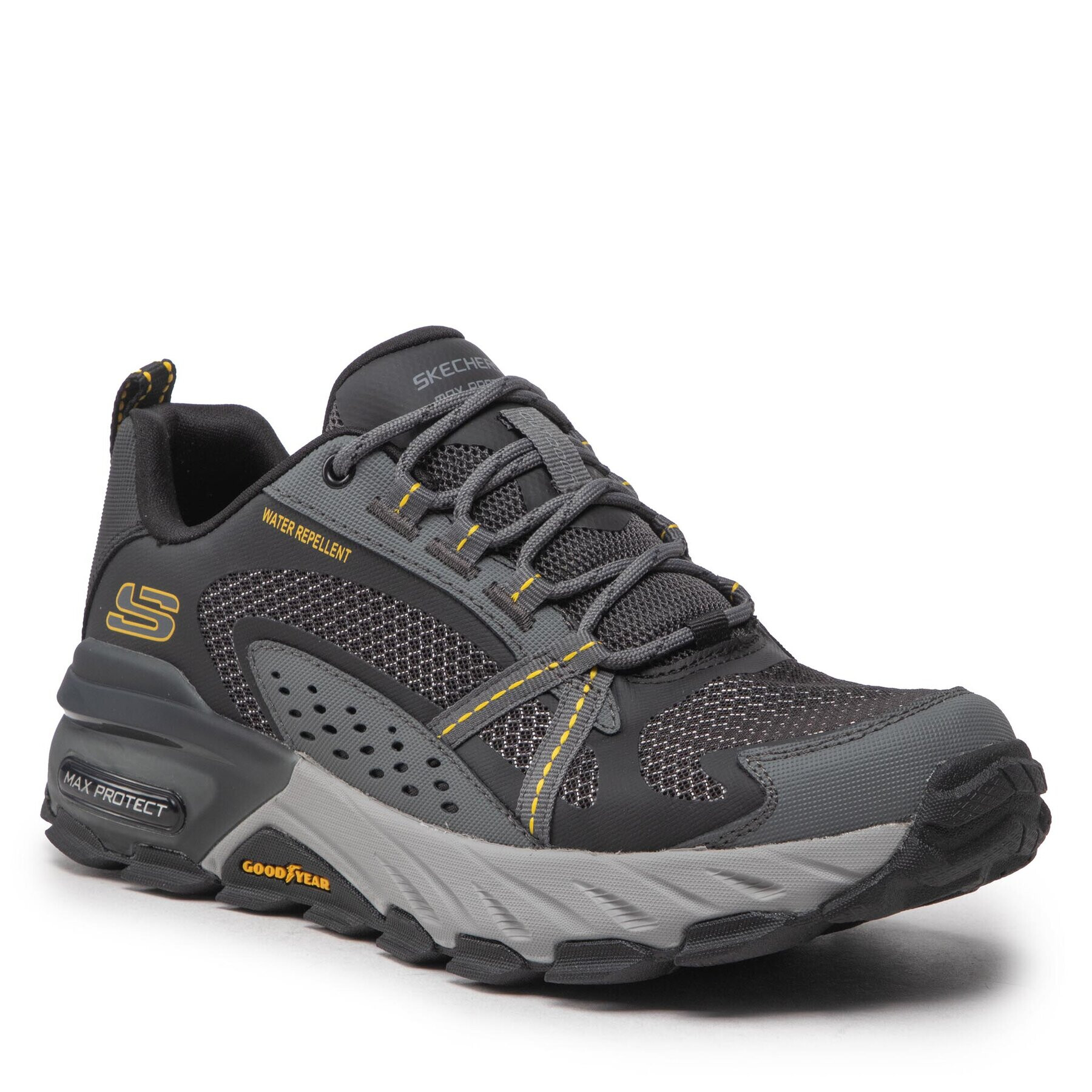 Skechers Trekingová obuv Max Protect 237303/BKCC Šedá - Pepit.cz