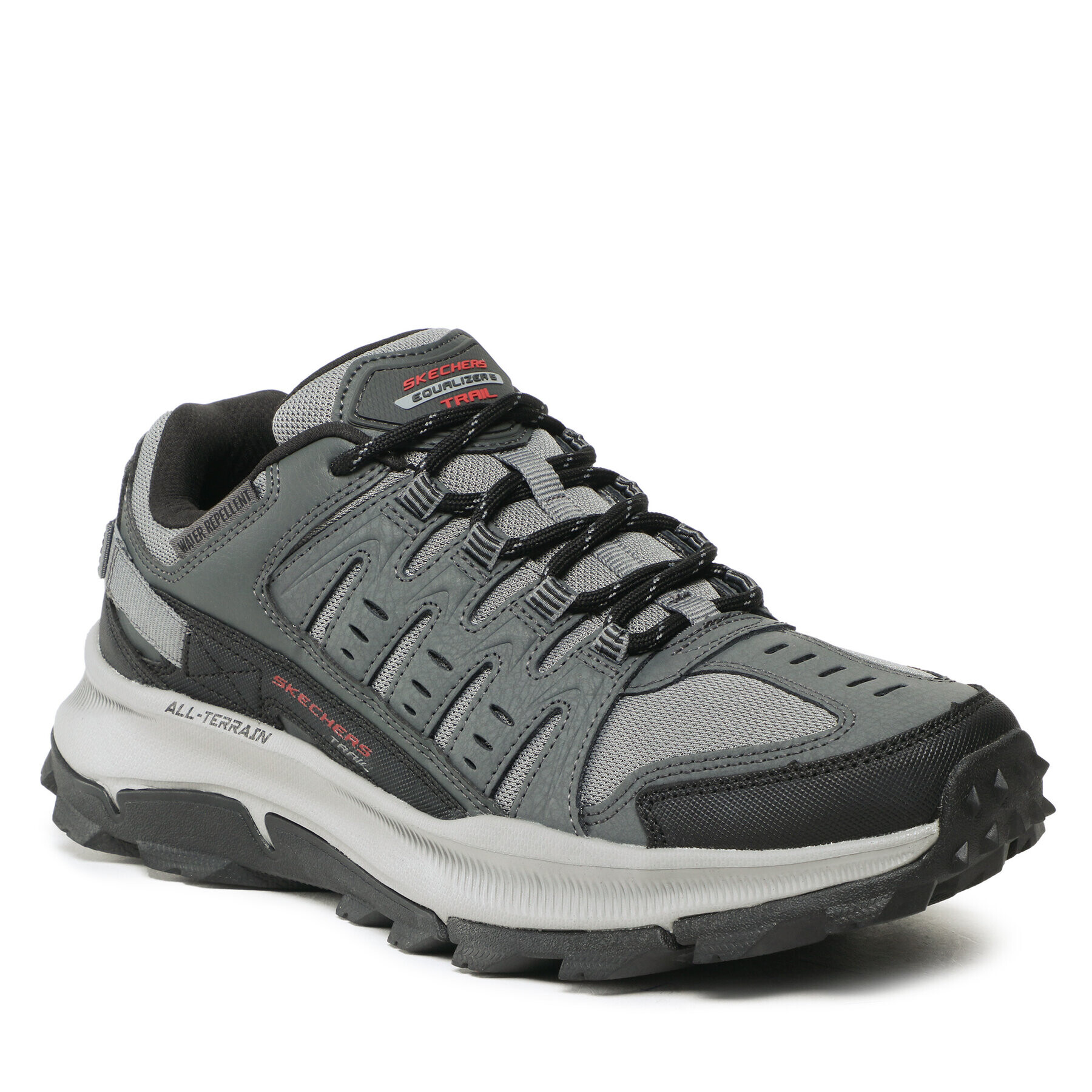 Skechers Trekingová obuv Solix 237501/CCBK Šedá - Pepit.cz