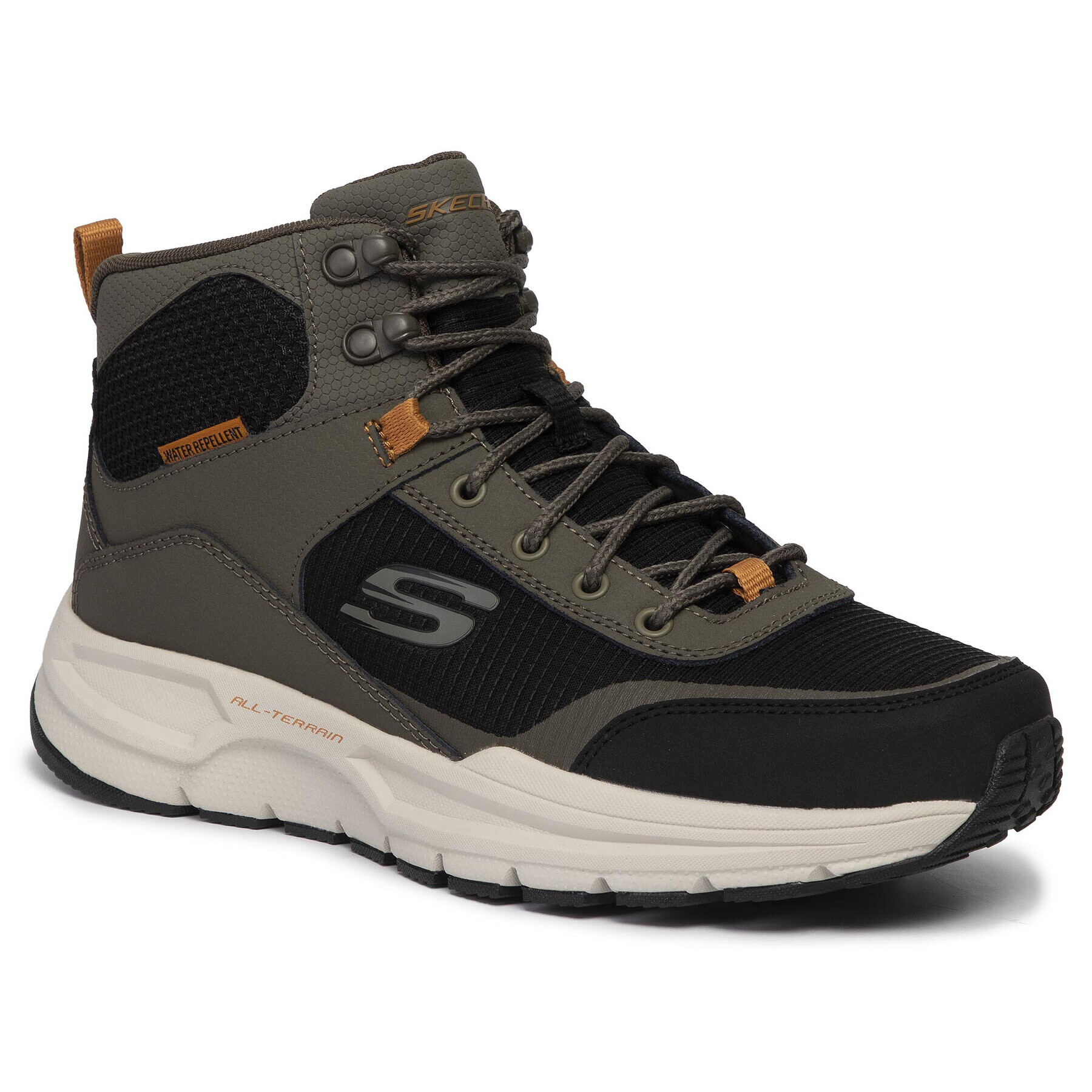 Skechers Trekingová obuv Woodrock 51705/OLBK Černá - Pepit.cz