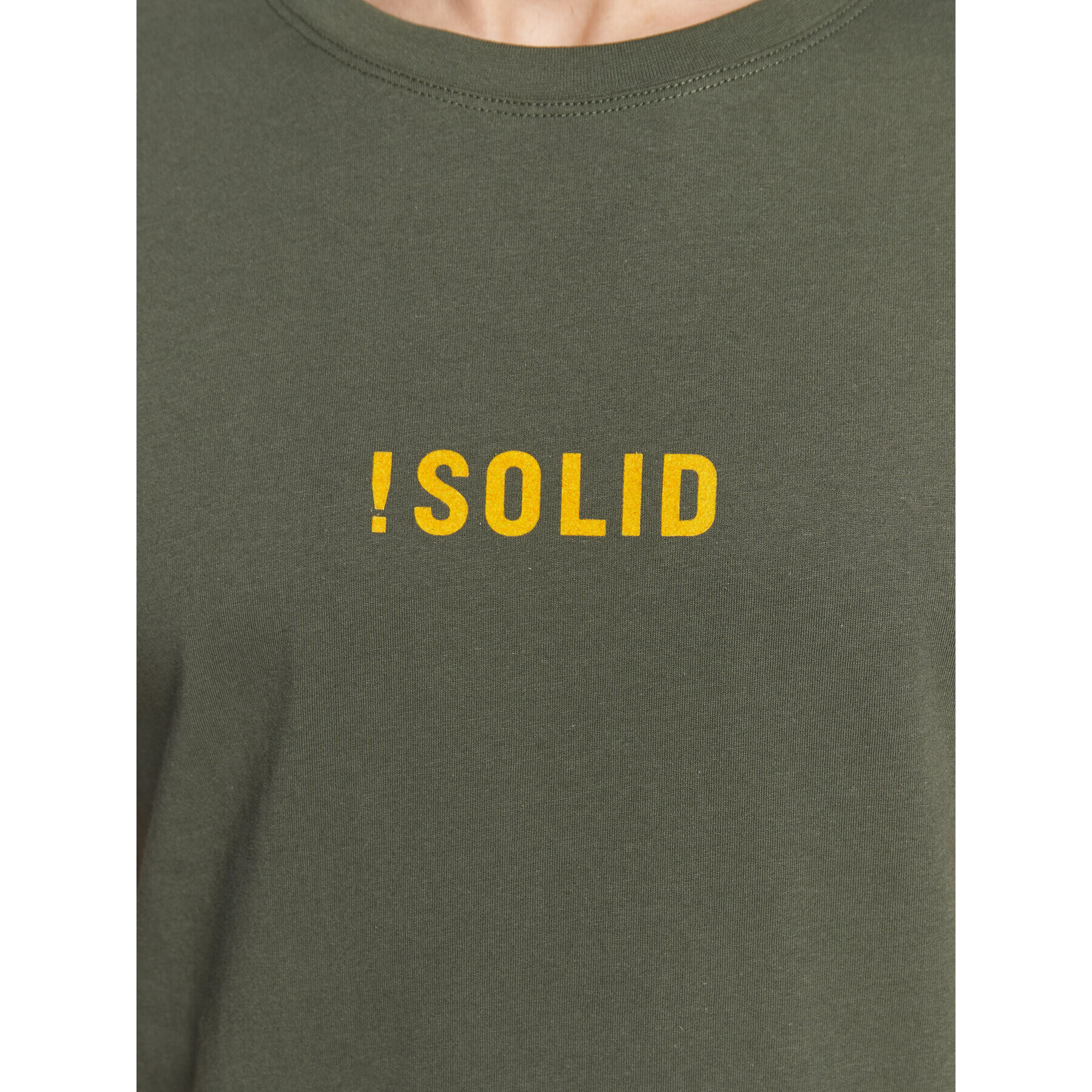 Solid T-Shirt Daniels 21107463 Zelená Regular Fit - Pepit.cz