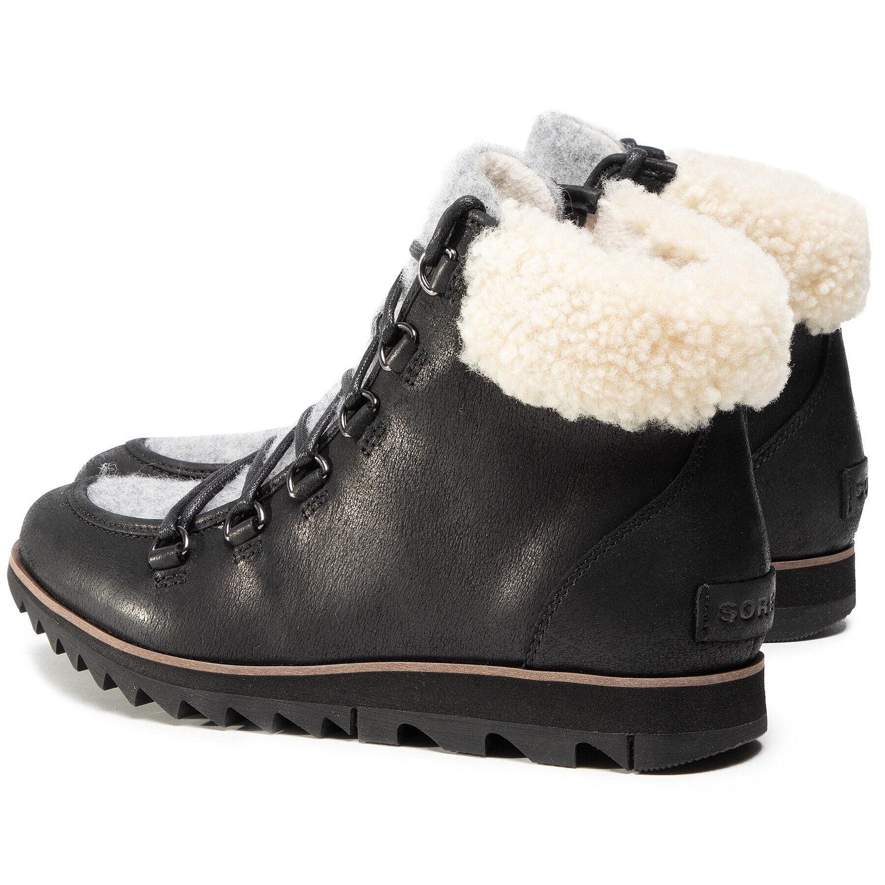 Sorel Polokozačky Harlow Lace Cozy NL3733 Černá - Pepit.cz