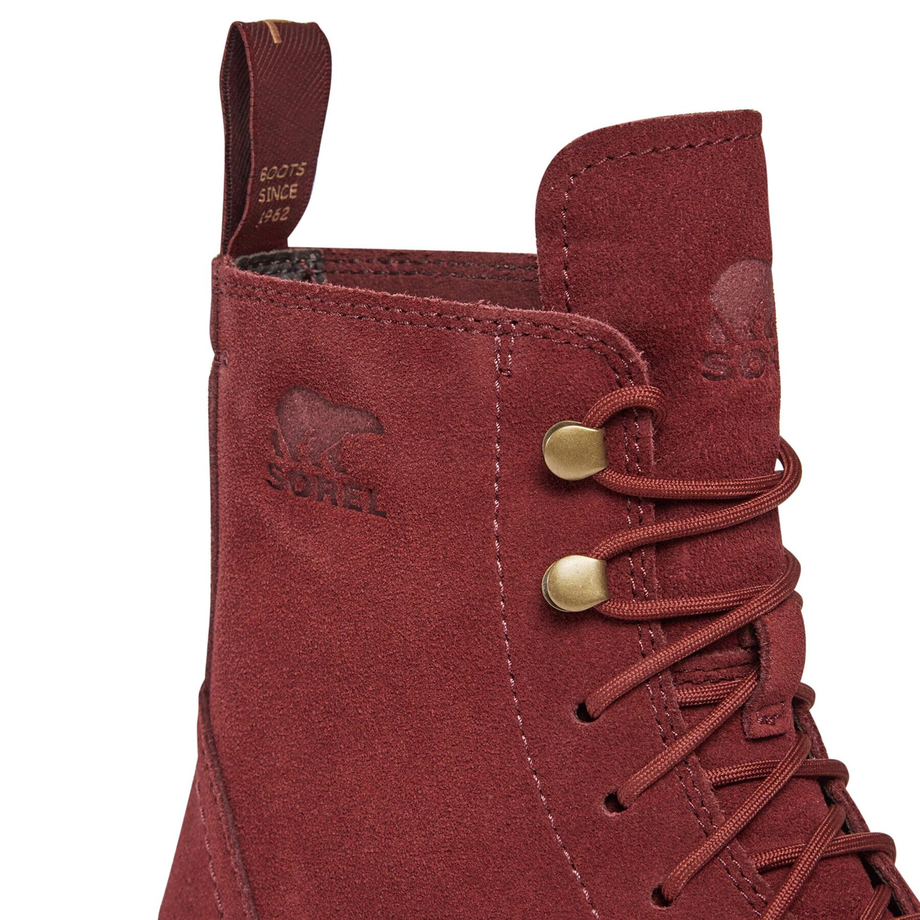 Sorel Polokozačky Hi-Line™ Lace NL4879-681 Červená - Pepit.cz