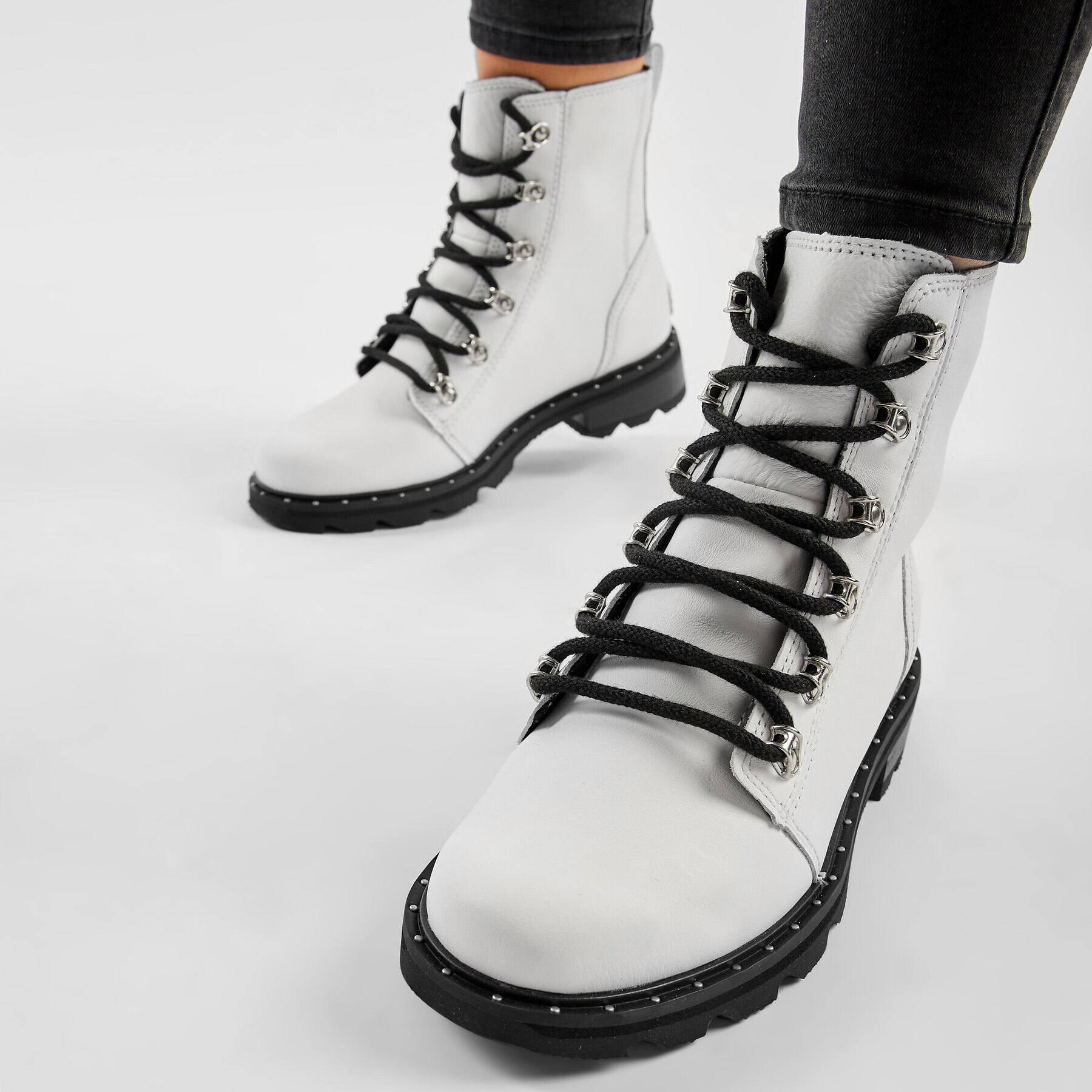 Sorel Polokozačky Lennox™ Lace NL3954 Bílá - Pepit.cz