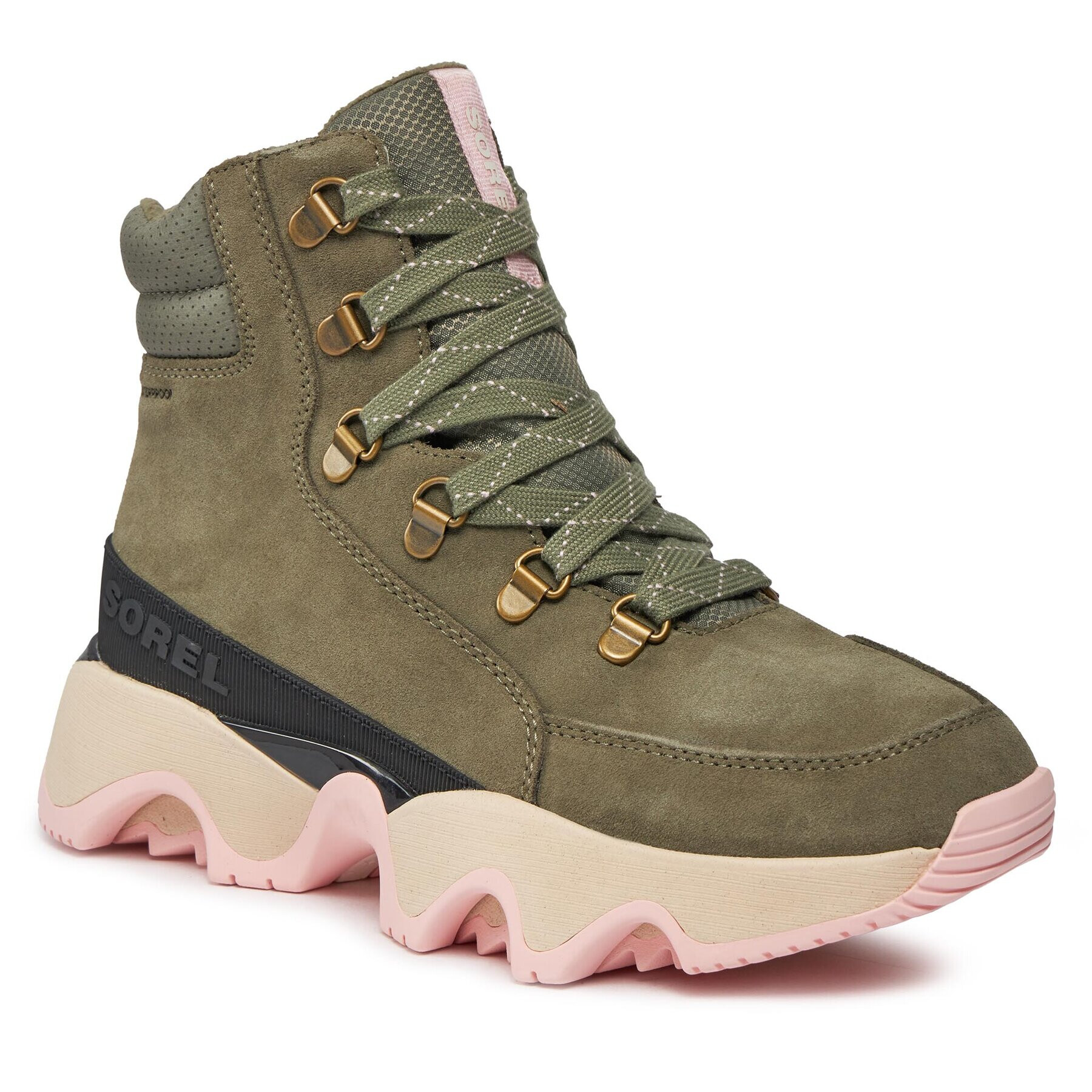 Sorel Sneakersy Kinetic™ Impact Conquest Wp NL5040-397 Zelená - Pepit.cz