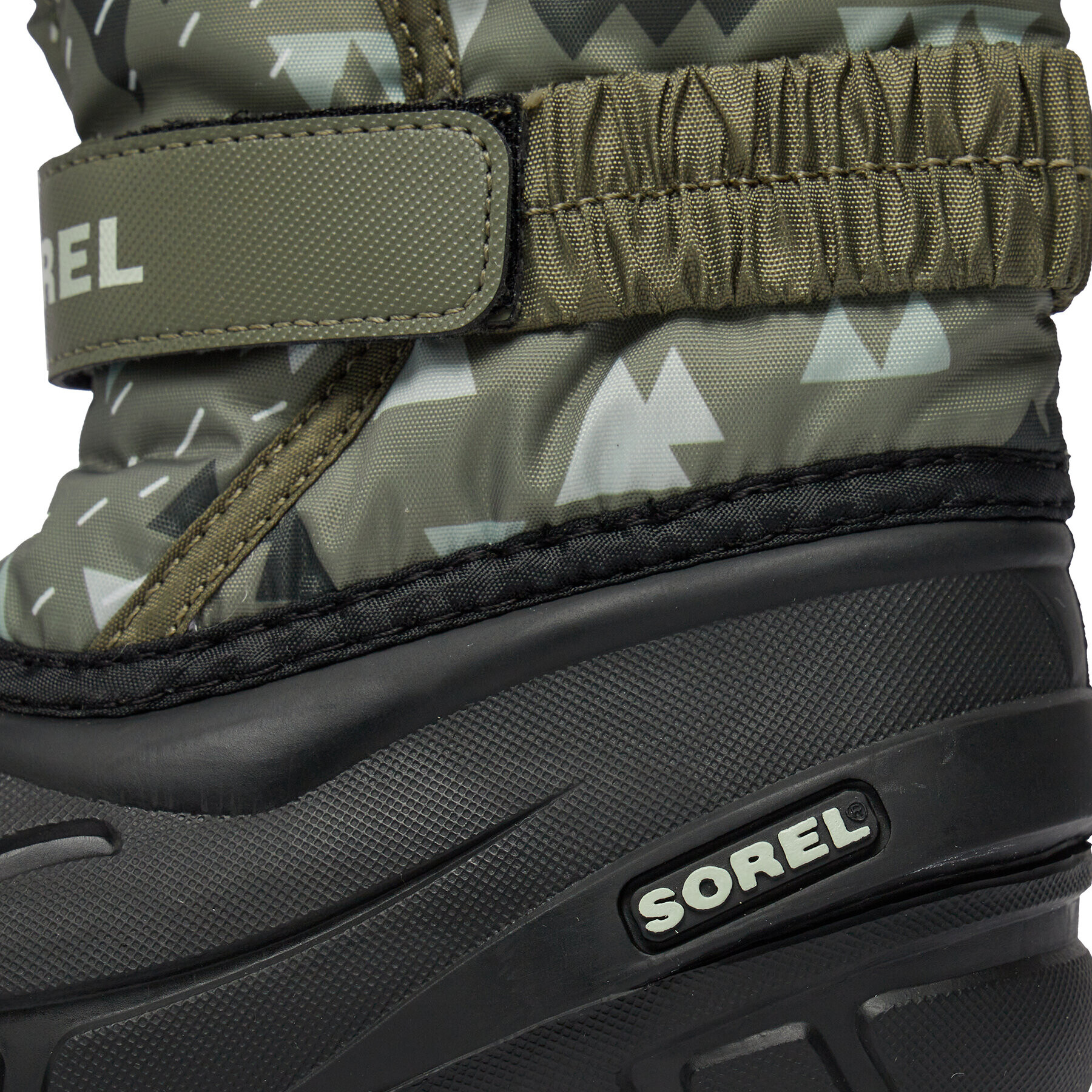 Sorel Sněhule Childrens Flurry™ Print NC3504-397 Zelená - Pepit.cz