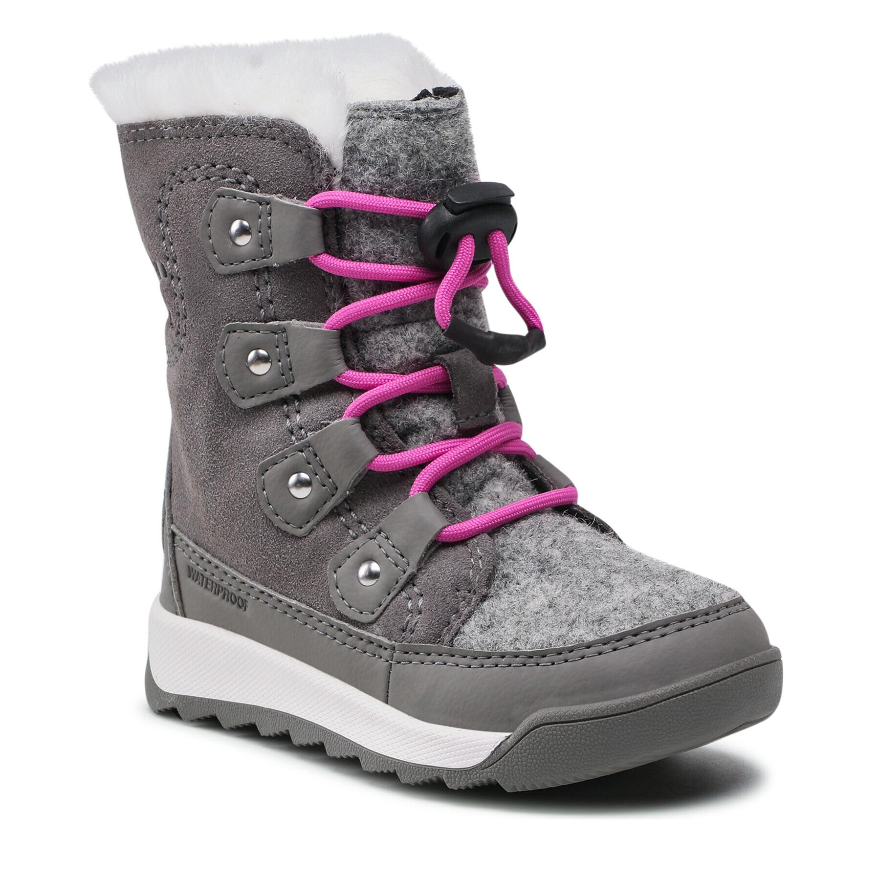 Sorel Sněhule Childrens Whitney™ II Joan Lace Wp NC4571-052 Šedá - Pepit.cz