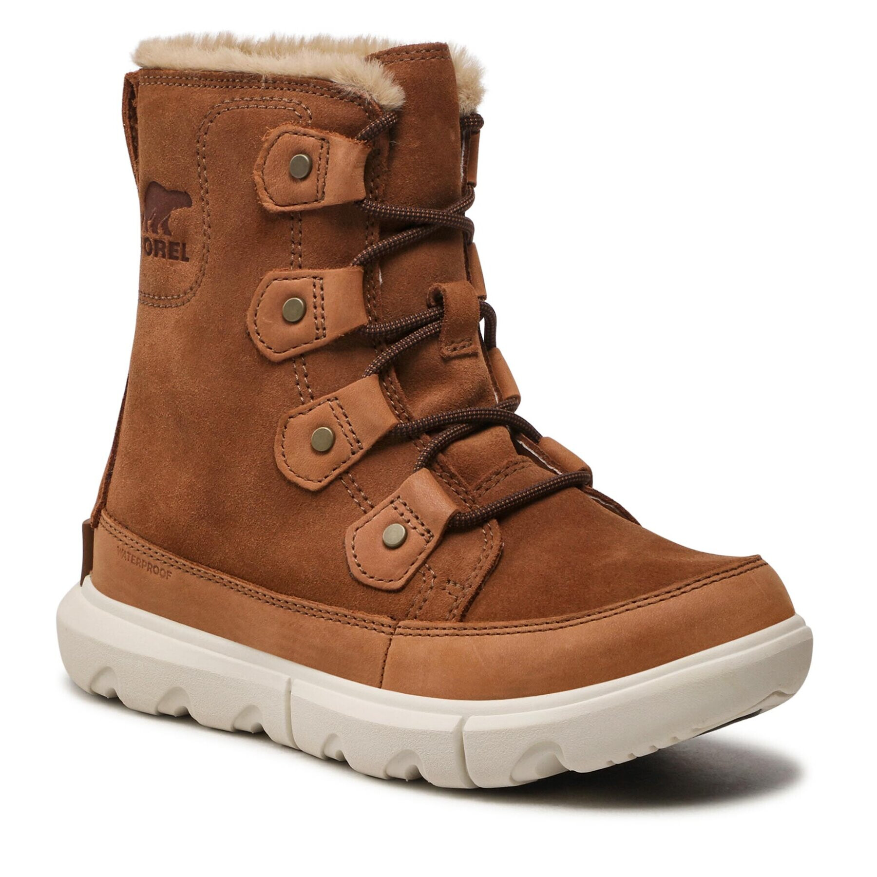 Sorel Sněhule Explorer II Joan Faux Fur Wp NL4456 Hnědá - Pepit.cz