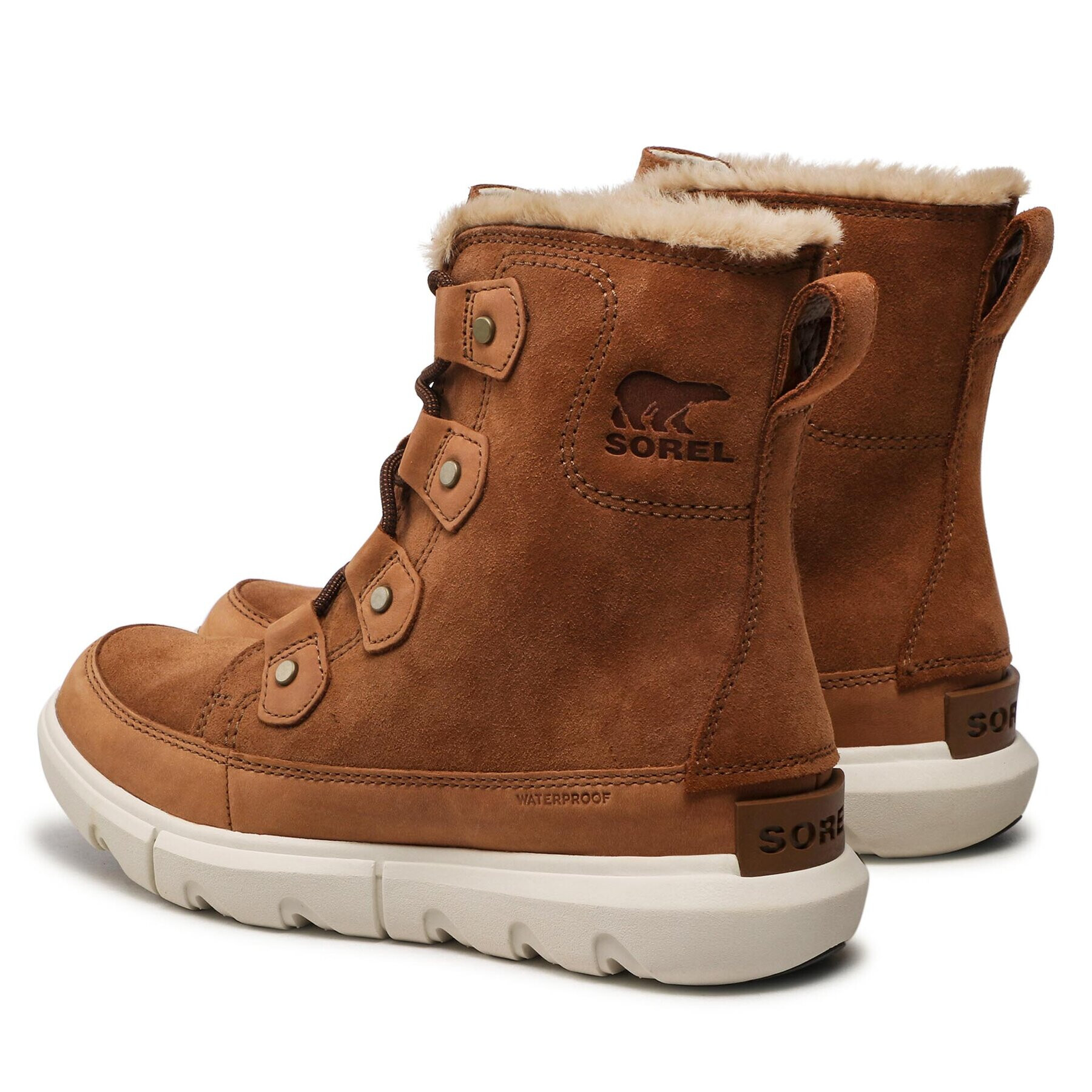 Sorel Sněhule Explorer II Joan Faux Fur Wp NL4456 Hnědá - Pepit.cz