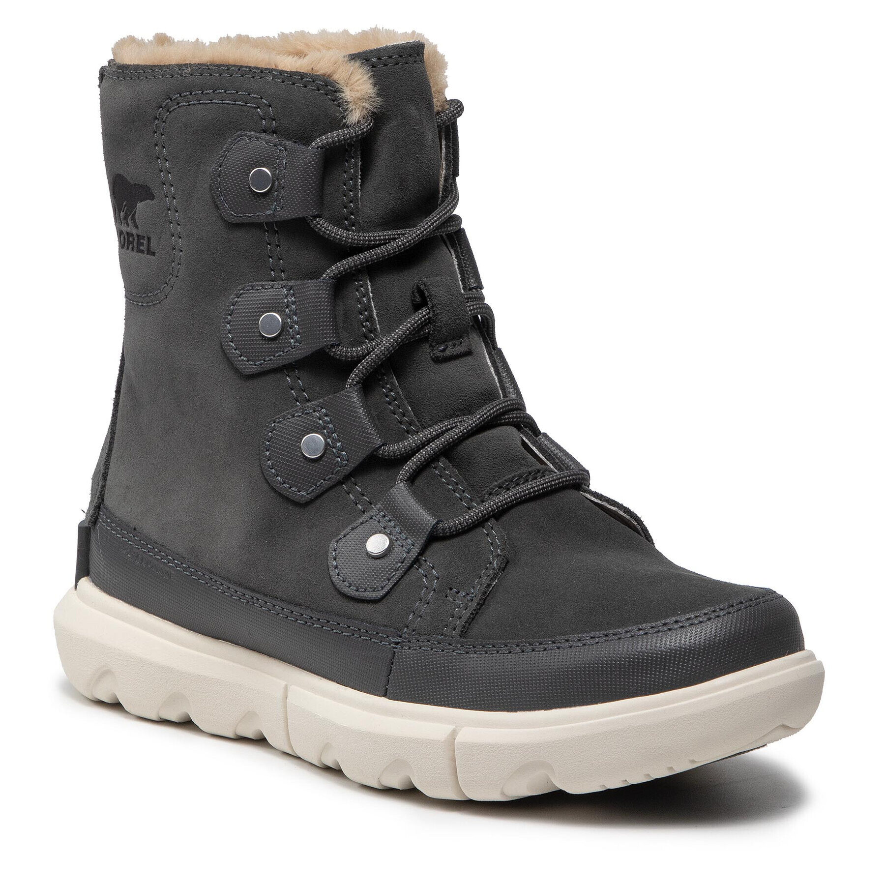 Sorel Sněhule Explorer™ II Joan Faux Fur Wp NL4462-028 Šedá - Pepit.cz