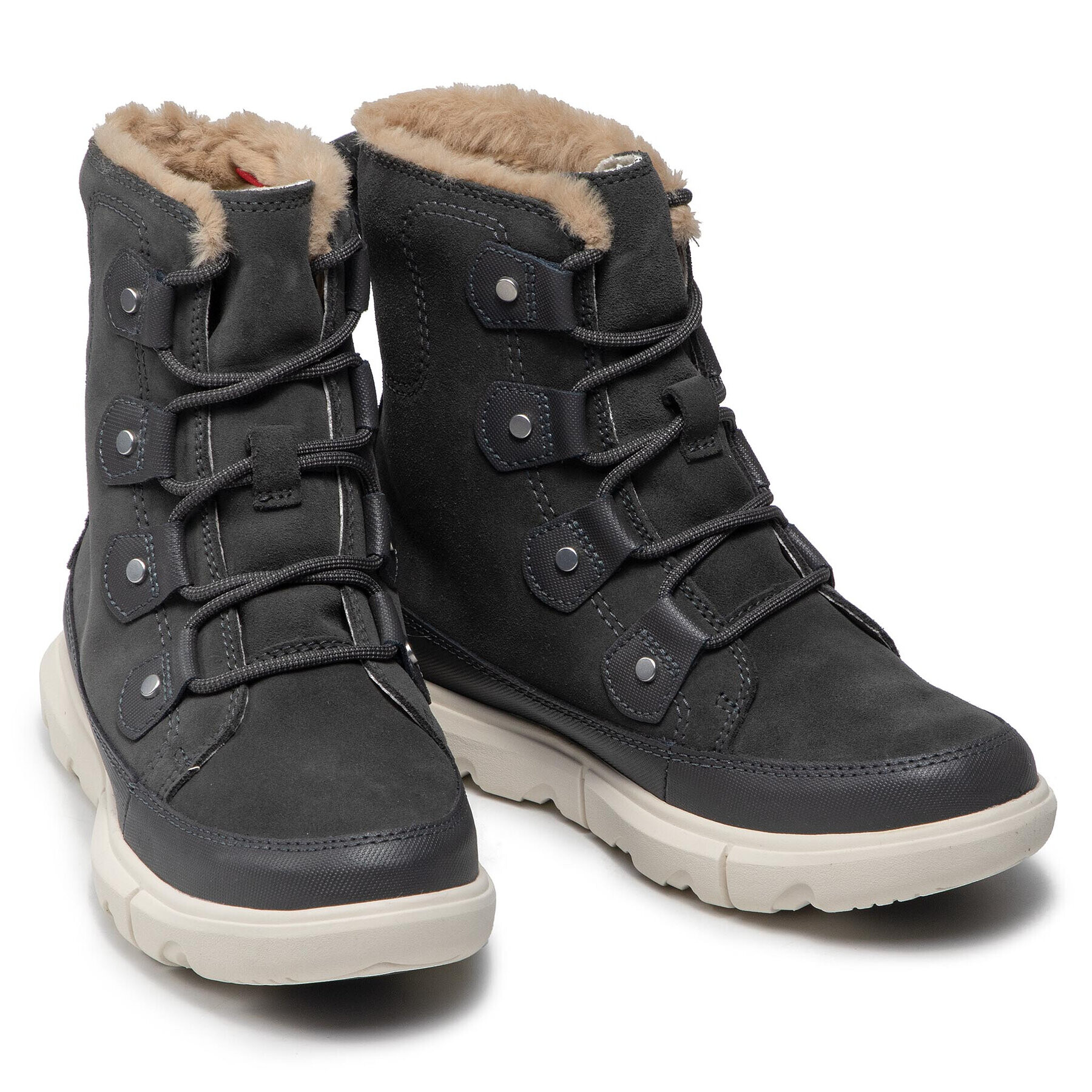 Sorel Sněhule Explorer™ II Joan Faux Fur Wp NL4462-028 Šedá - Pepit.cz