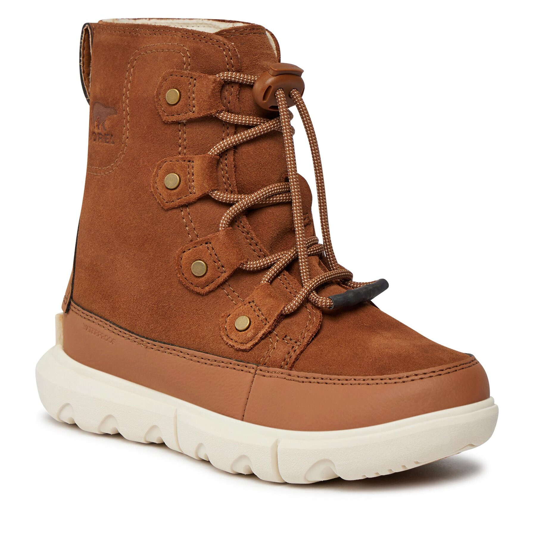 Sorel Sněhule Youth Explorer™ Lace Wp NY4897-242 Hnědá - Pepit.cz